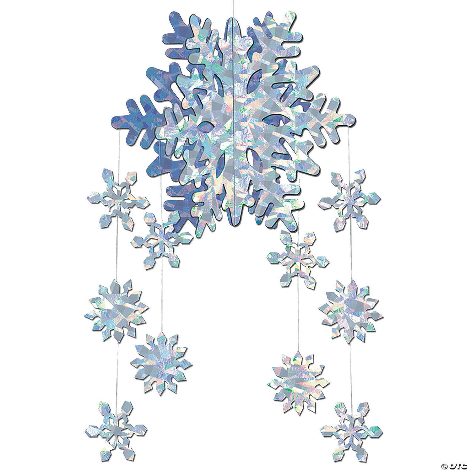 3D SNOWFLAKE MOBILE - CHRISTMAS