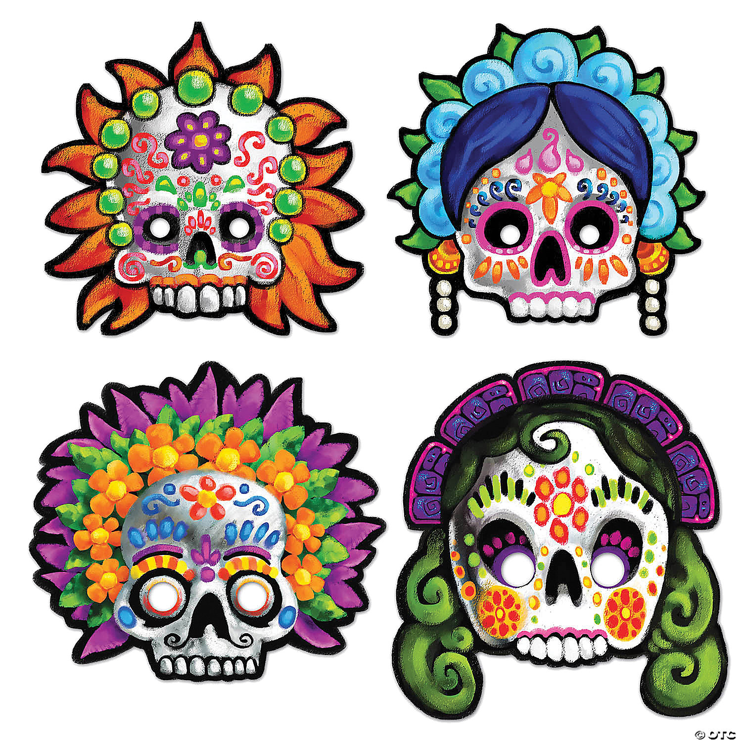 DAY OF THE DEAD MASKS - HALLOWEEN