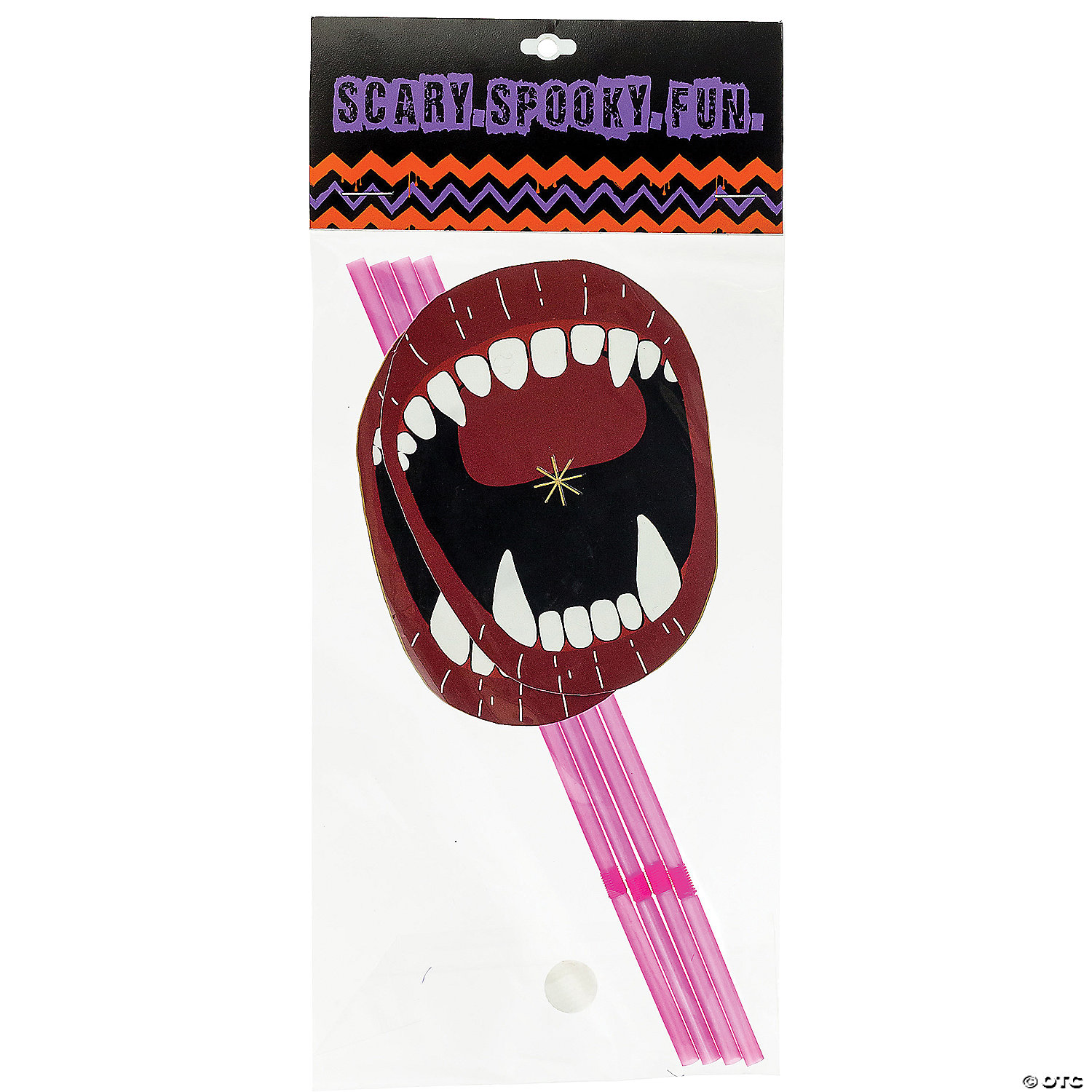 STRAWS WITH FANGS - HALLOWEEN
