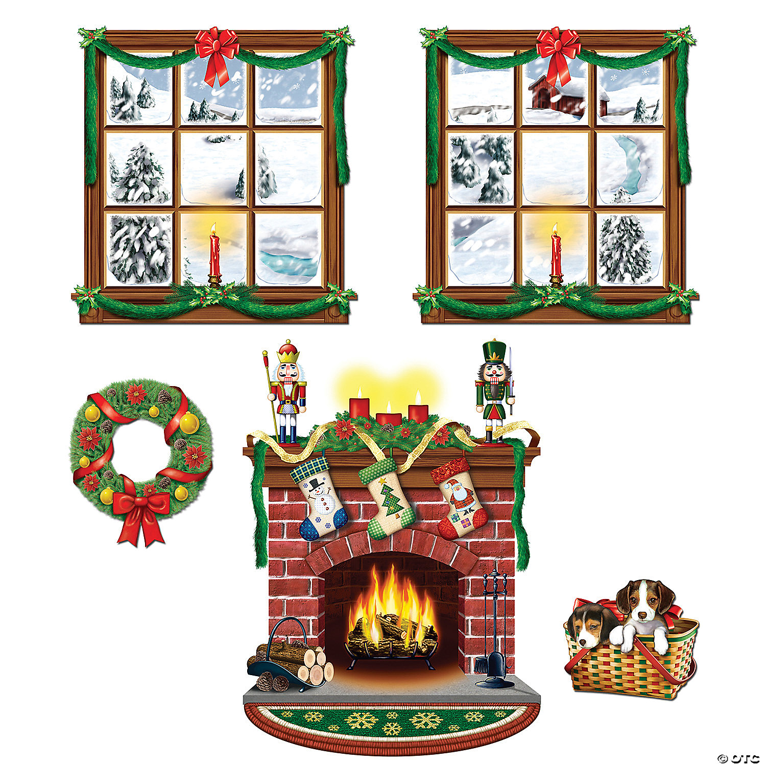 INDOOR CHRISTMAS DECOR CUT OUTS - CHRISTMAS