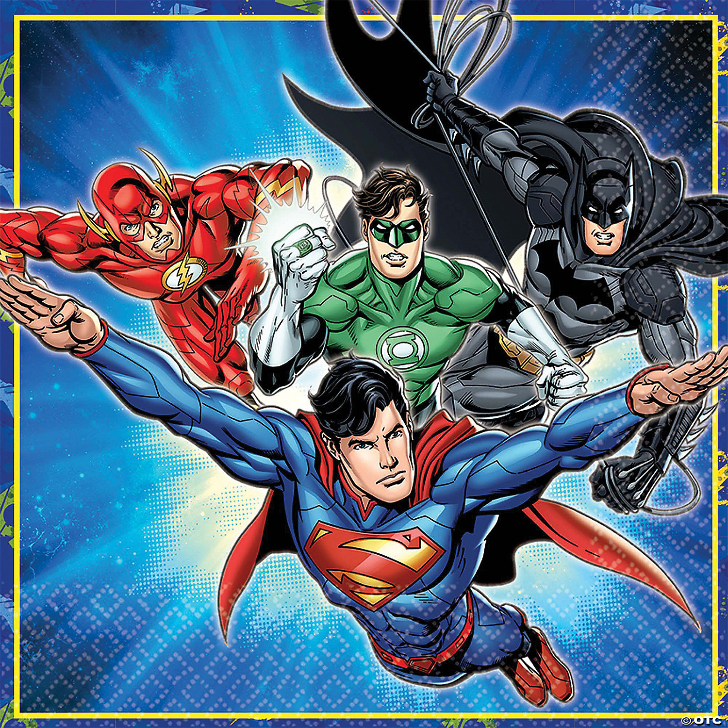 JUSTICE LEAGUE LUNCH NAPKINS - BIRTHDAY