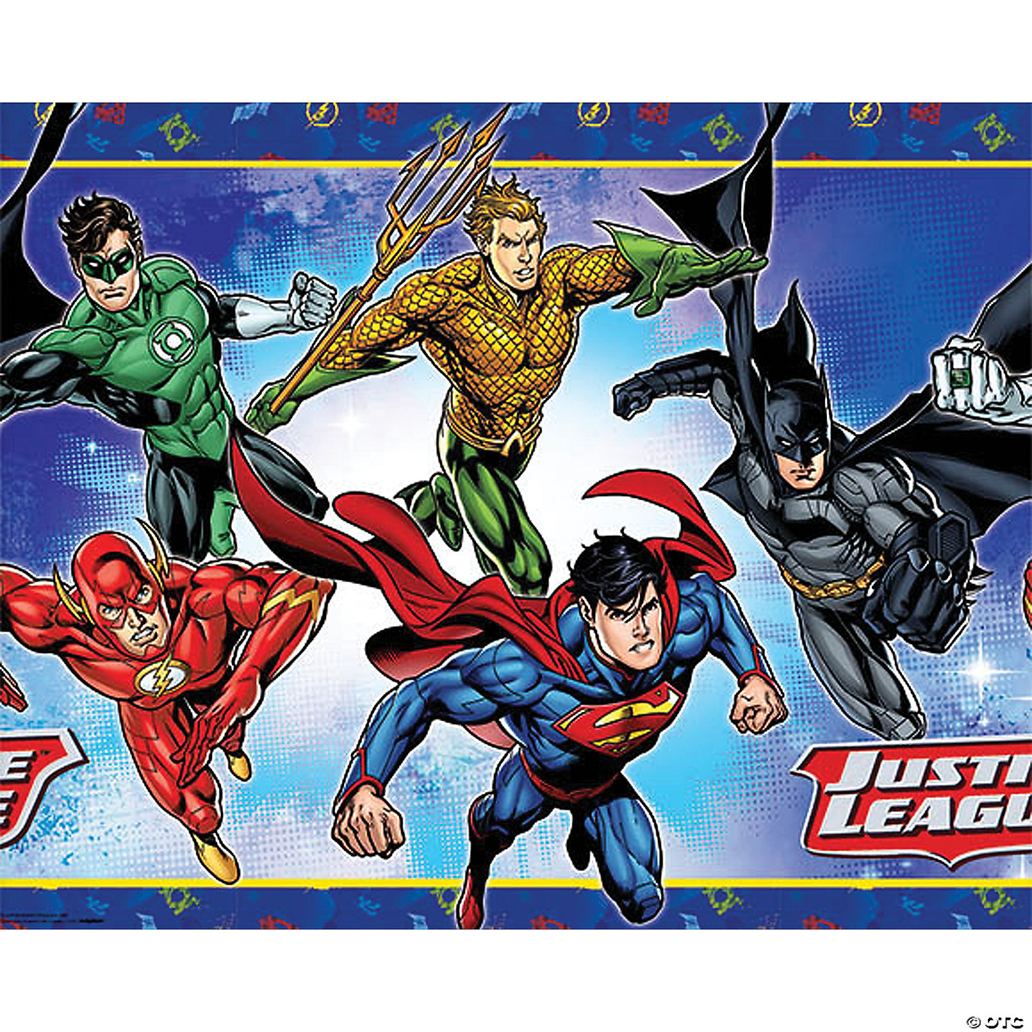 JUSTICE LEAGUE TABLE COVER - BIRTHDAY