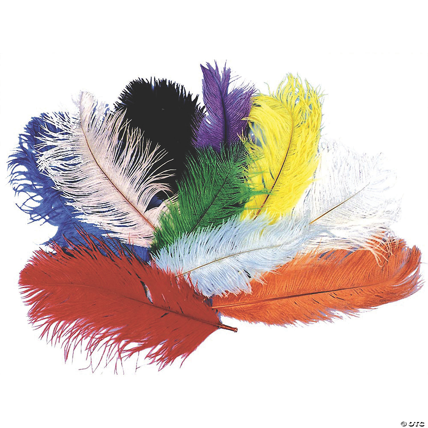 OSTRICH PLUMES-RED - NONE
