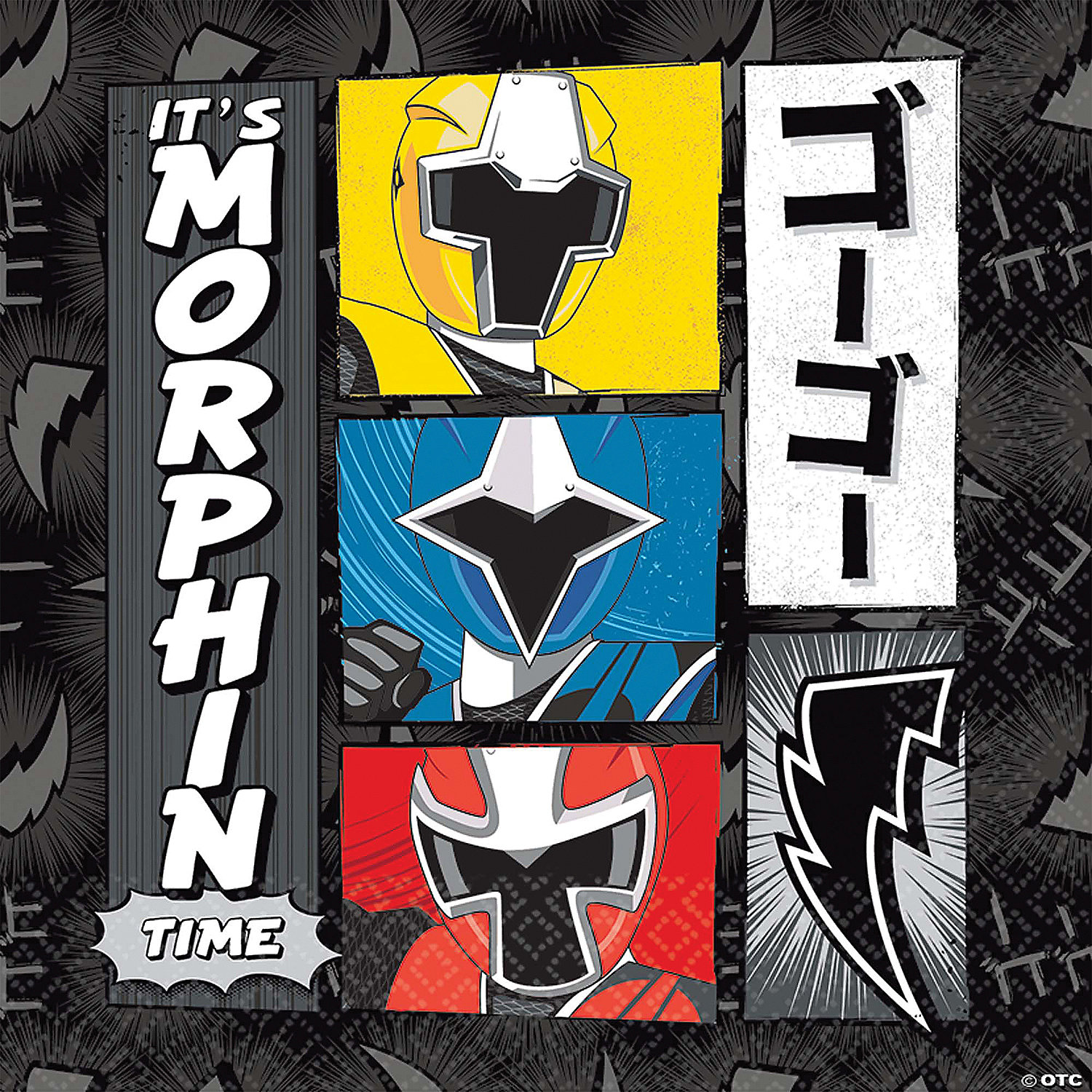 POWER RANGERS LUNCH NAPKINS - BIRTHDAY