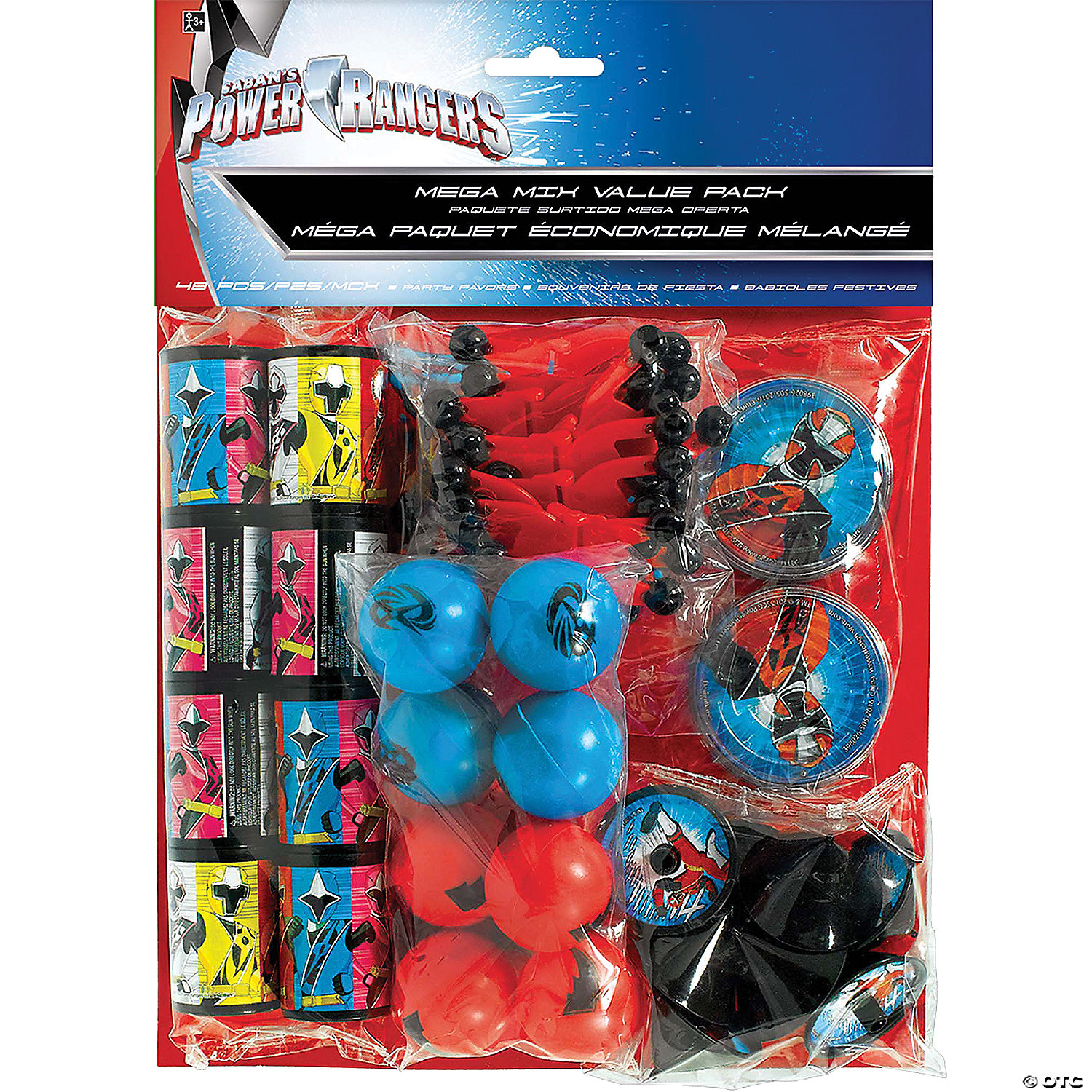 POWER RANGERS PARTY FAVORS - BIRTHDAY