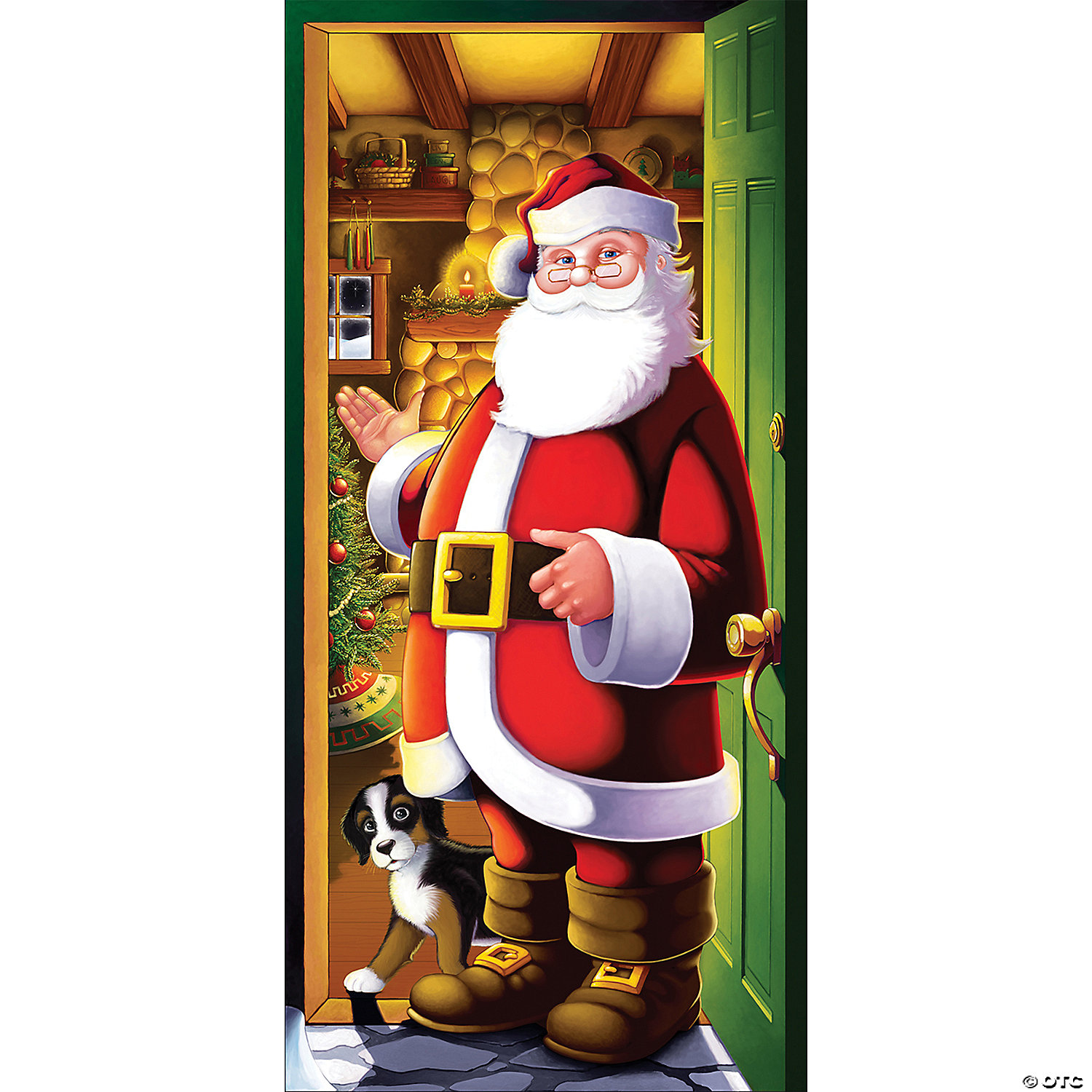 SANTA DOOR COVER - CHRISTMAS