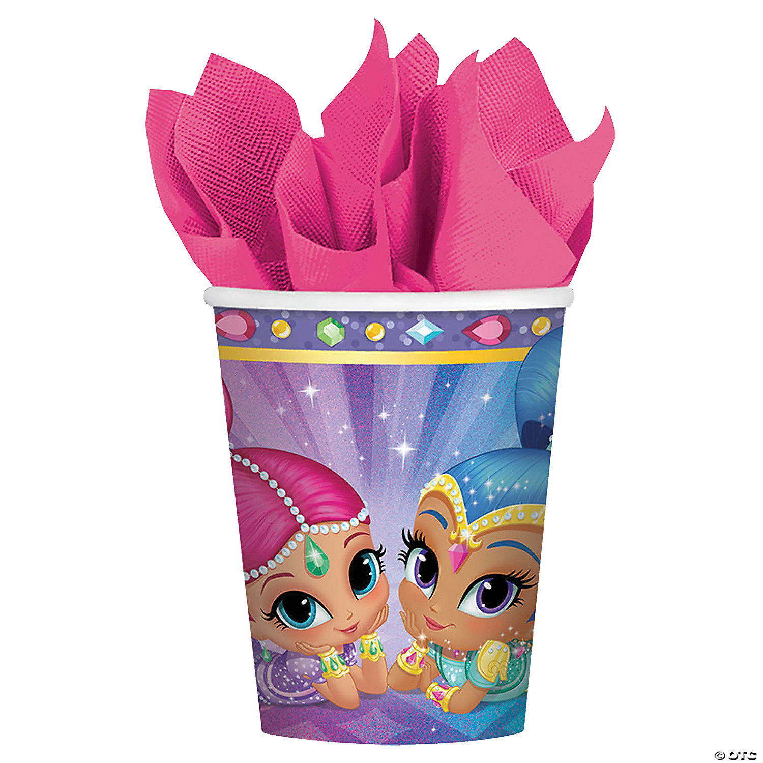 SHIMMER AND SHINE CUPS 9OZ - BIRTHDAY
