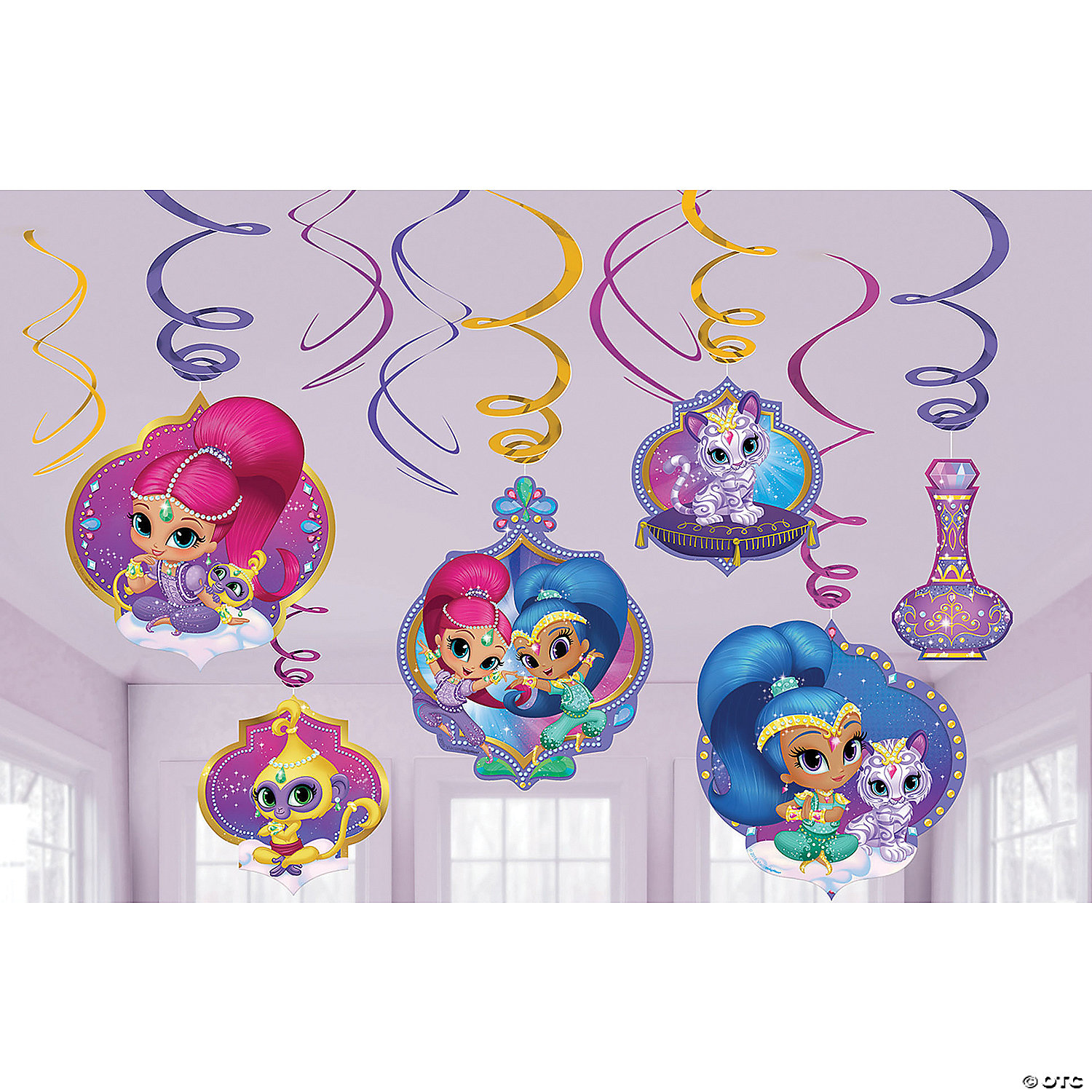 SHIMMER AND SHINE FOIL DECOR - BIRTHDAY