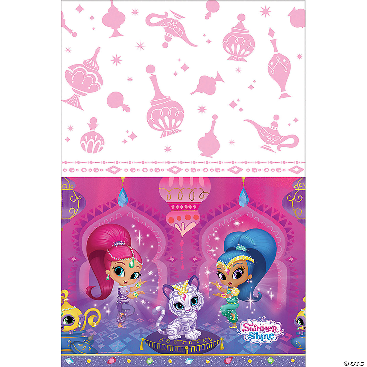 SHIMMER AND SHINE TABLE COVER - BIRTHDAY