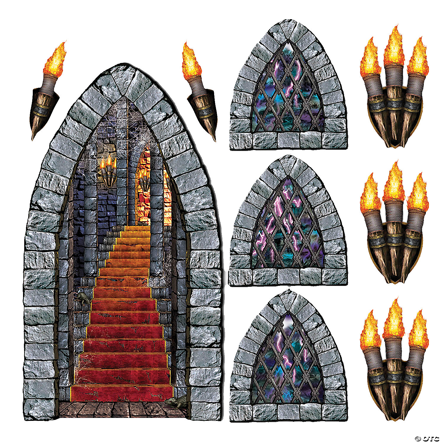 STAIRWAY WALL PROPS - HALLOWEEN