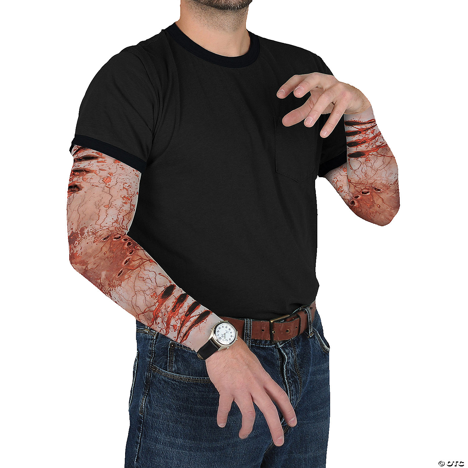 ZOMBIE BITE SLEEVES - HALLOWEEN