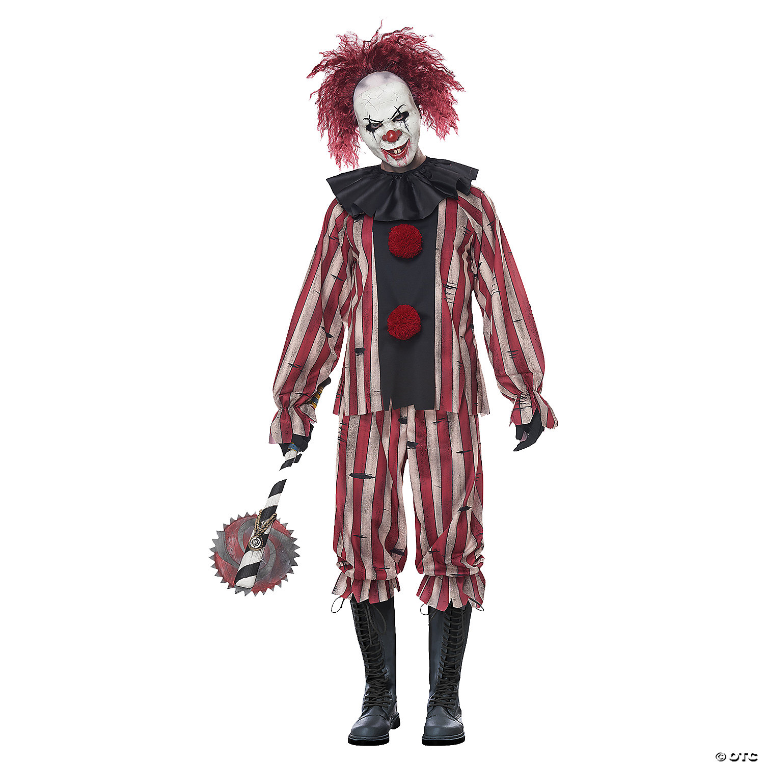 ADULT NIGHTMARE CLOWN COSTUME LG - HALLOWEEN