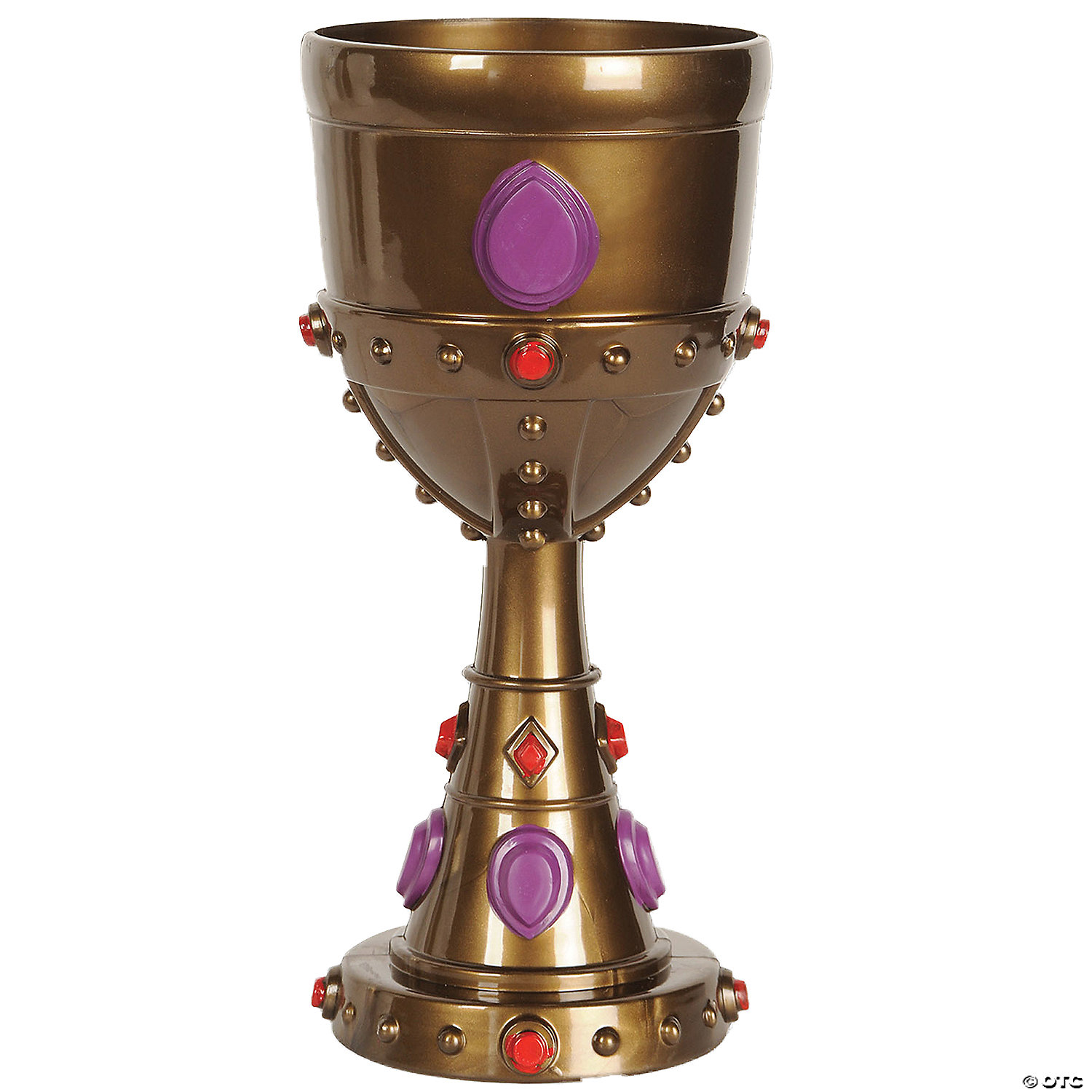 PLASTIC JEWELED GOBLET - HALLOWEEN