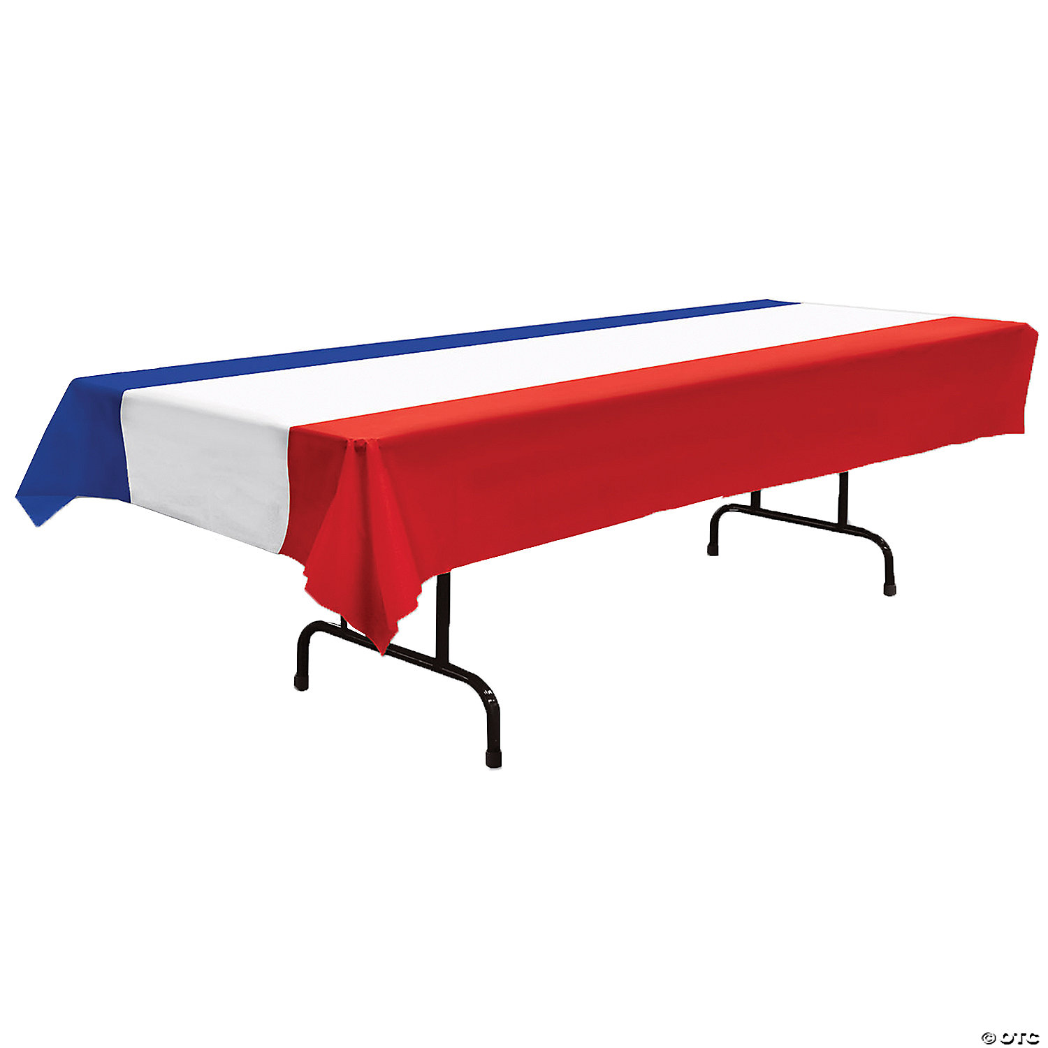 RED WHITE BLUE TABLECOVER - FOURTH OF JULY