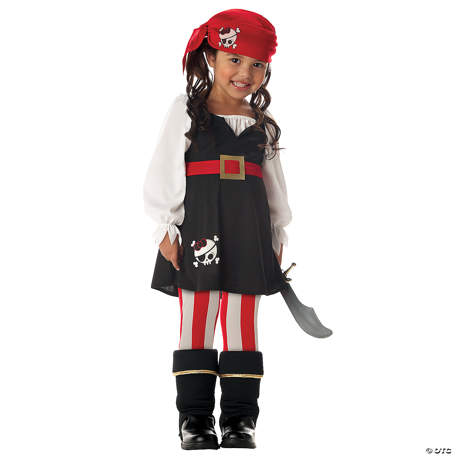 TODDLER PRECIOUS LIL PIRATE COSTUME - HALLOWEEN