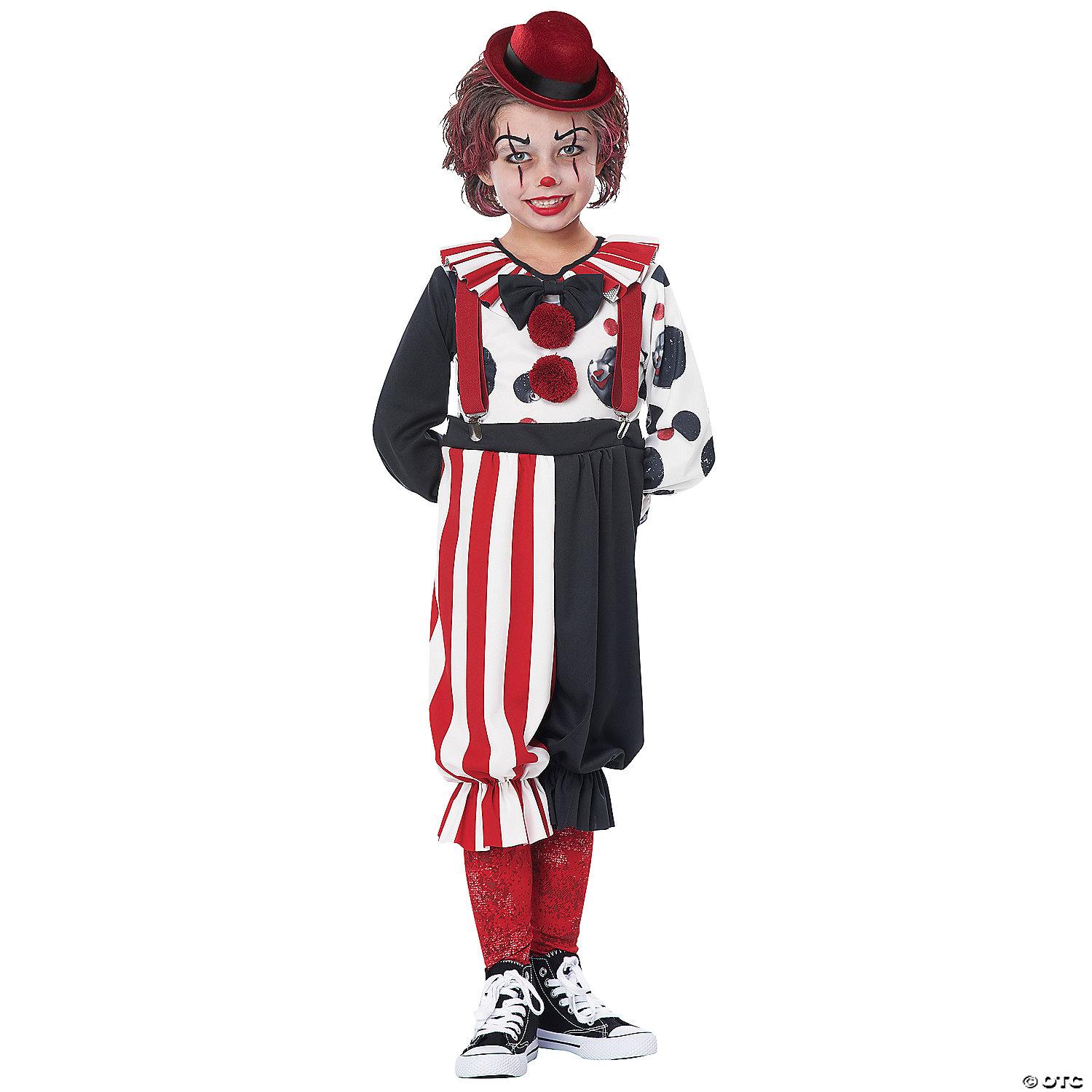 TODDLER KREEPY KLOWN COSTUME - HALLOWEEN