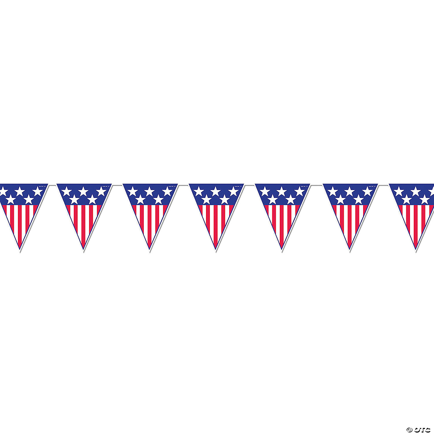 USA PENNANT BANNER - FOURTH OF JULY
