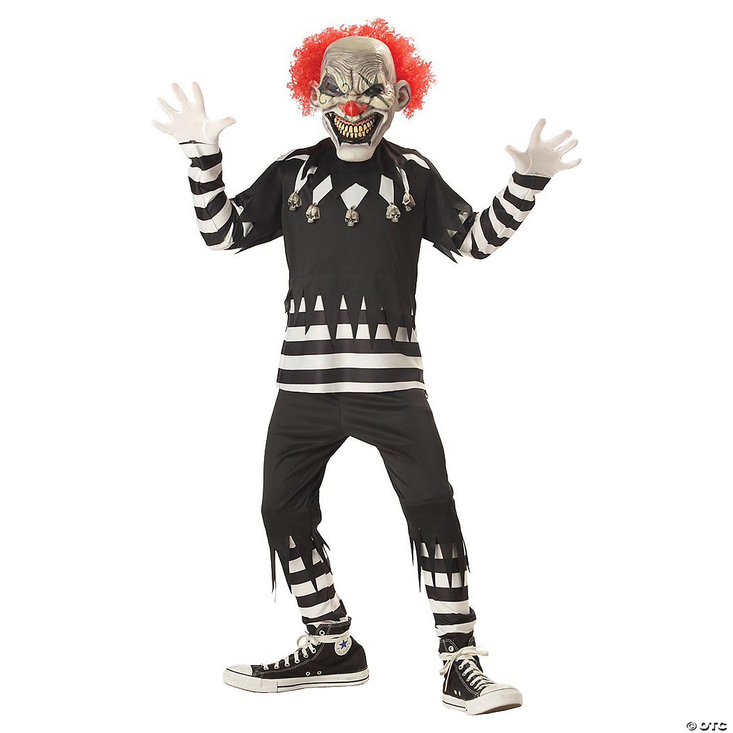 CREEPY CLOWN CHILD XLG 12-14 - HALLOWEEN