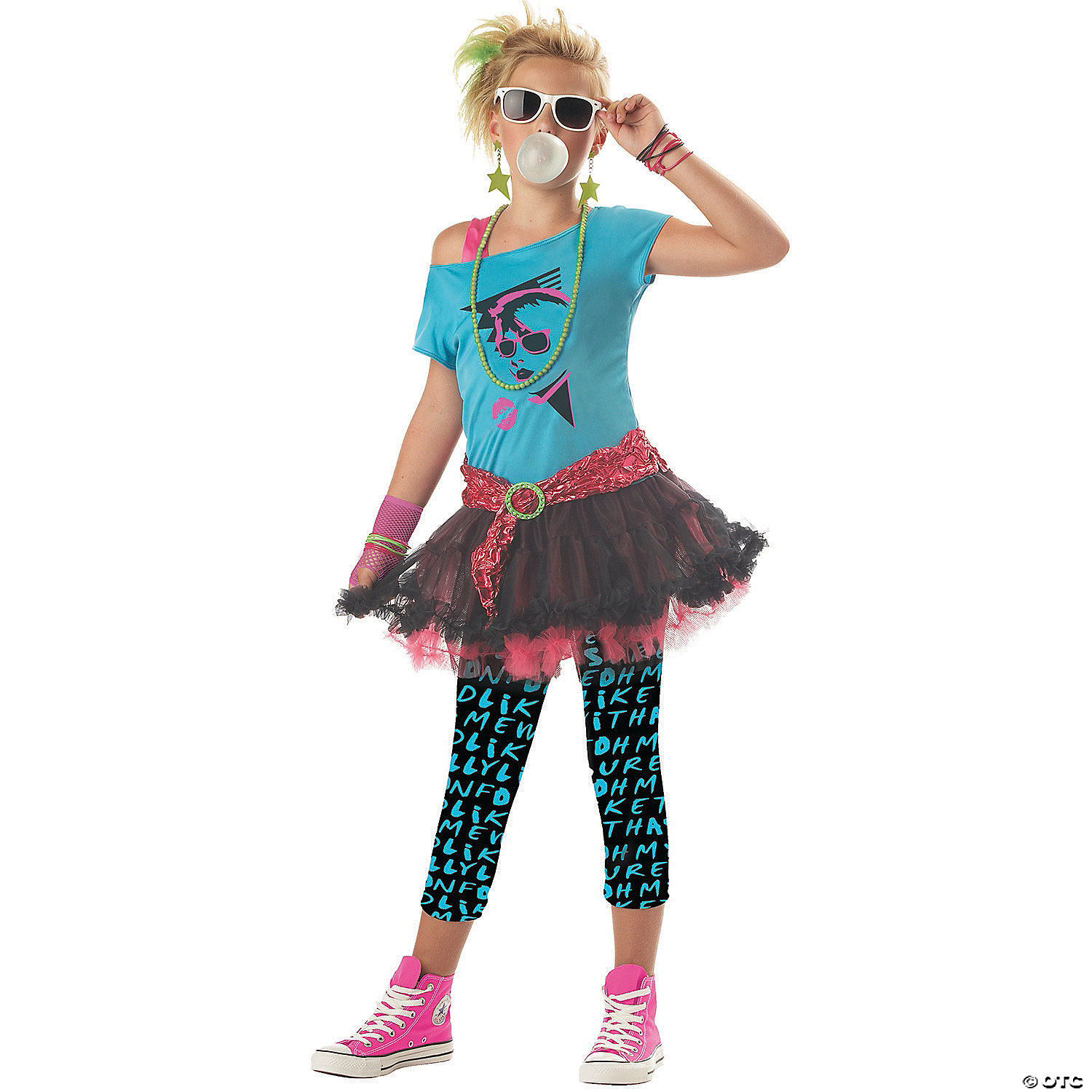 80S VALLEY GIRL CHILD MED 8-10 - HALLOWEEN