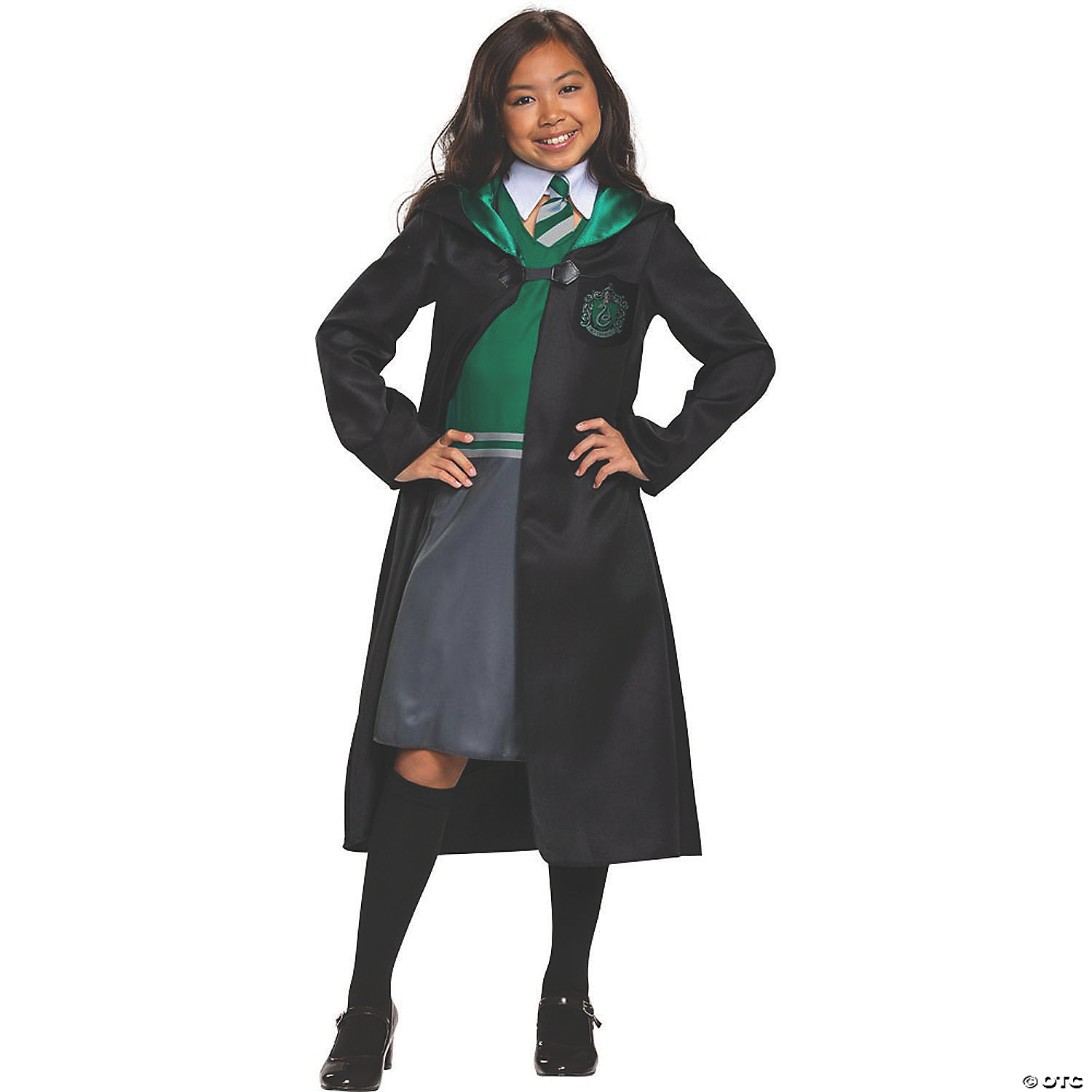 GR SLYTHERIN DRESS CLSSC CSTM 10-12 - HALLOWEEN