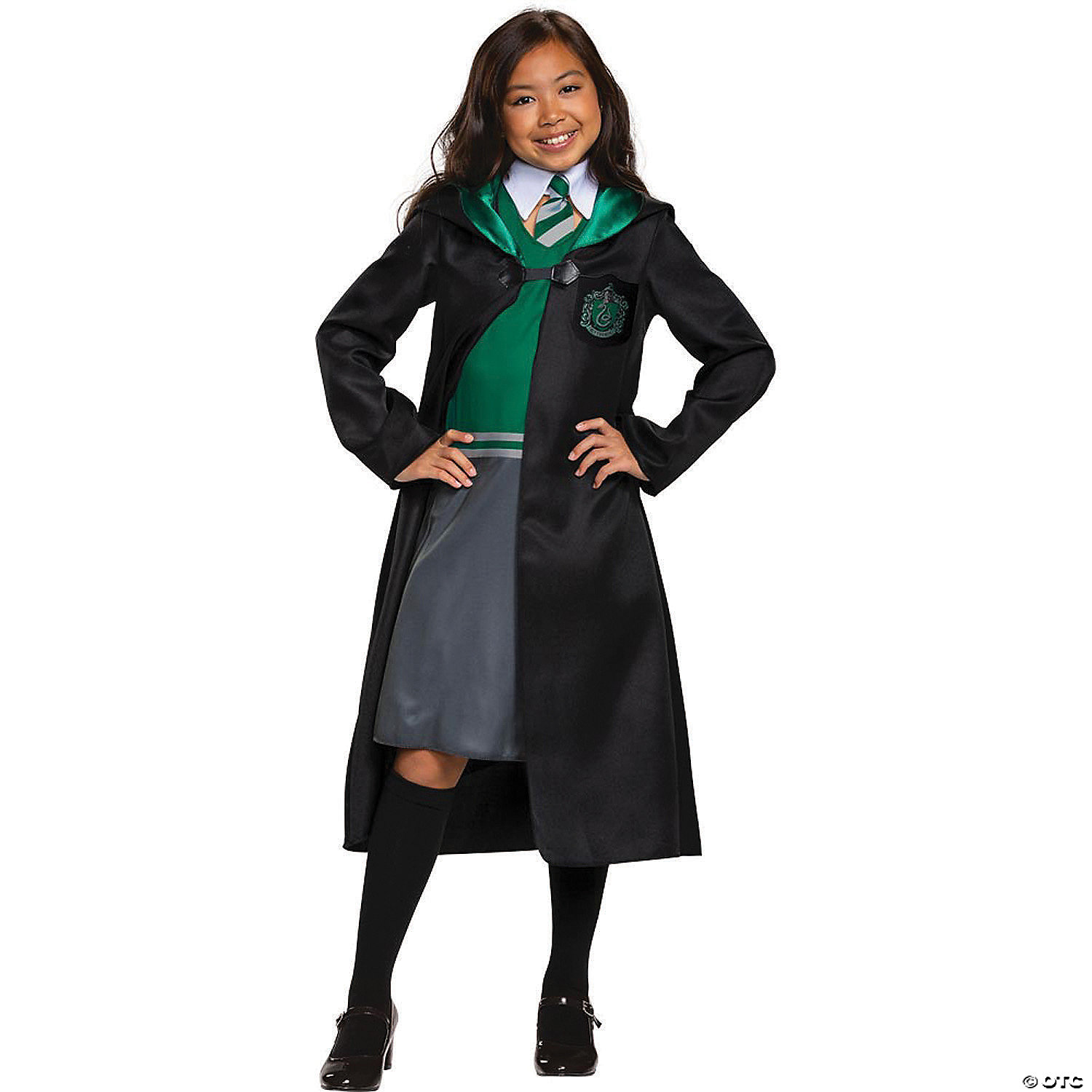 GR SLYTHERIN DRESS CLSSC COSTME 7-8 - HALLOWEEN