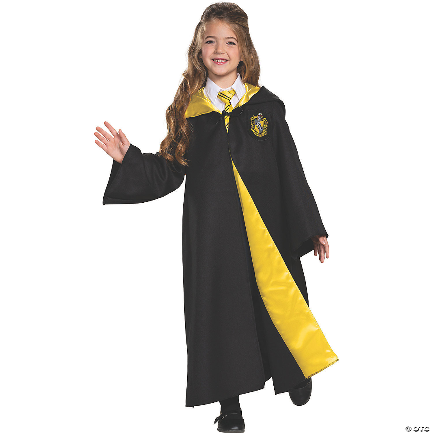 HUFFLEPUFF ROBE DELUXE-CH LARGE - HALLOWEEN