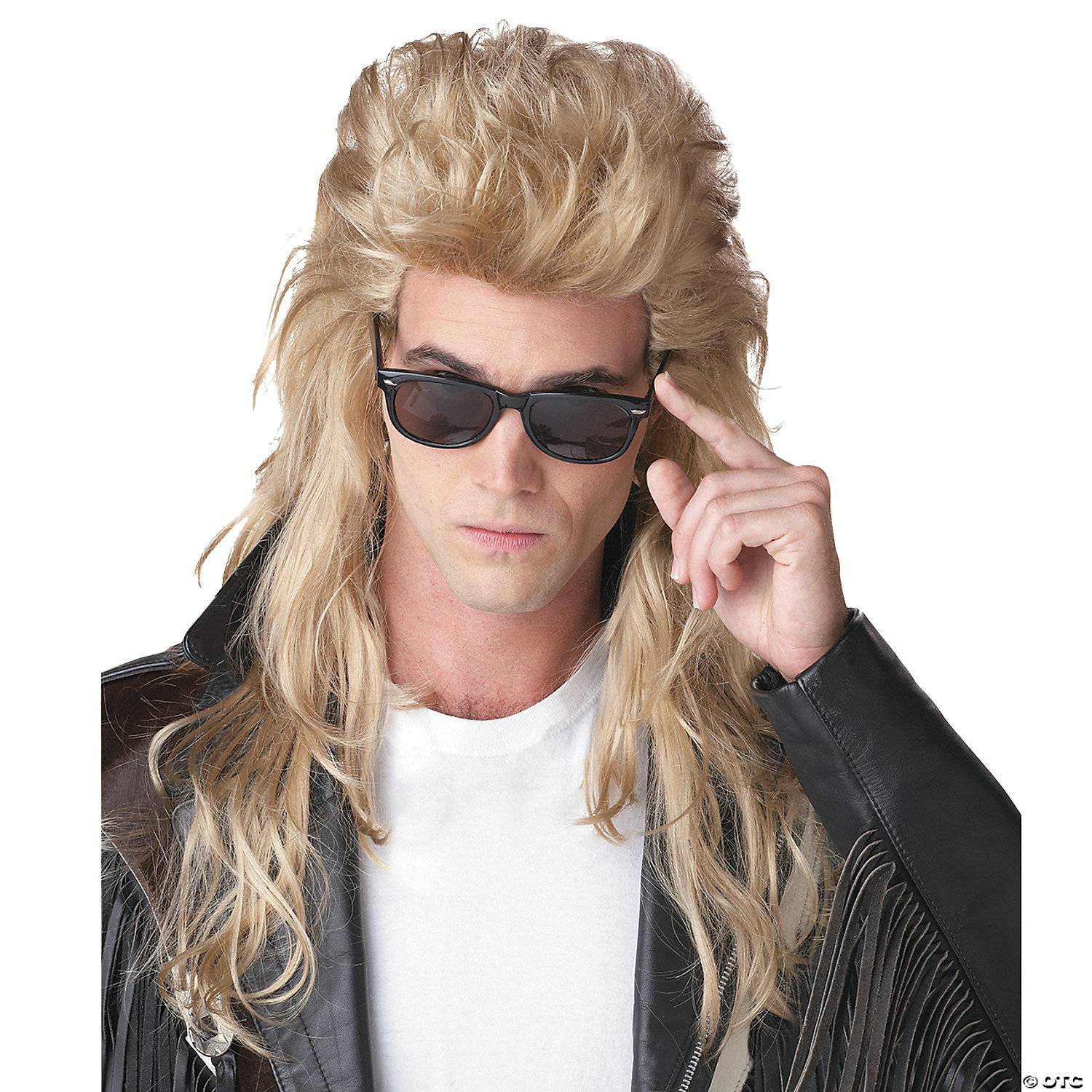 80'S ROCK MULLET BLONDE WIG - HALLOWEEN