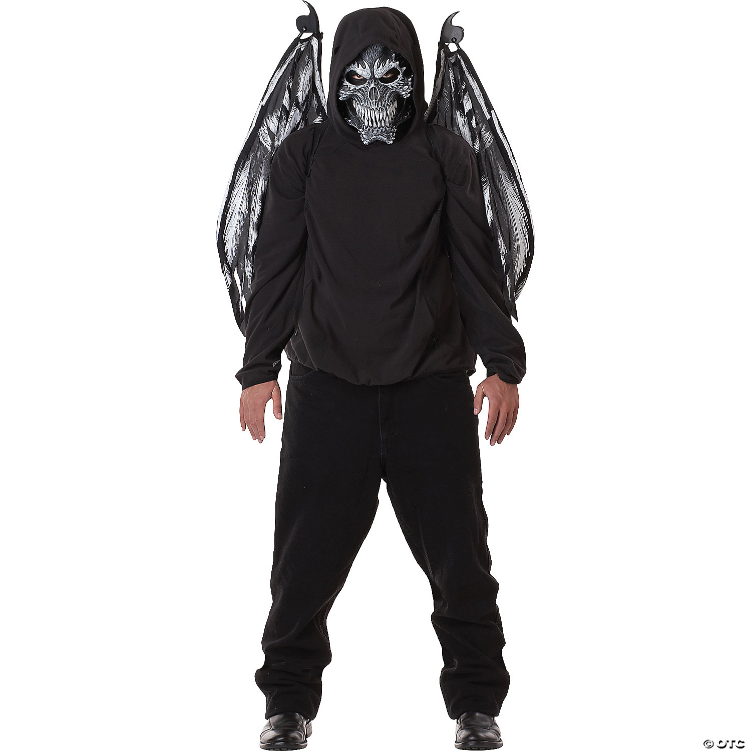 ADULT FALLEN ANGEL MASK AND WINGS - HALLOWEEN