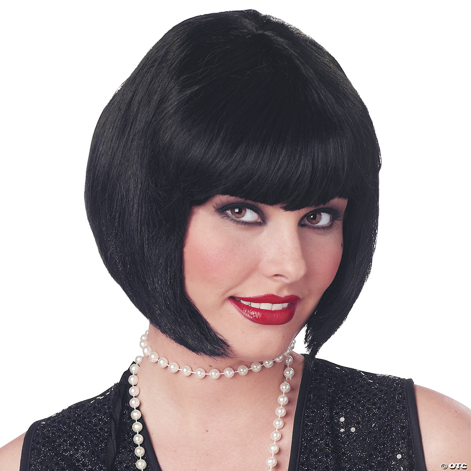 FLAPPER BLACK WIG - HALLOWEEN