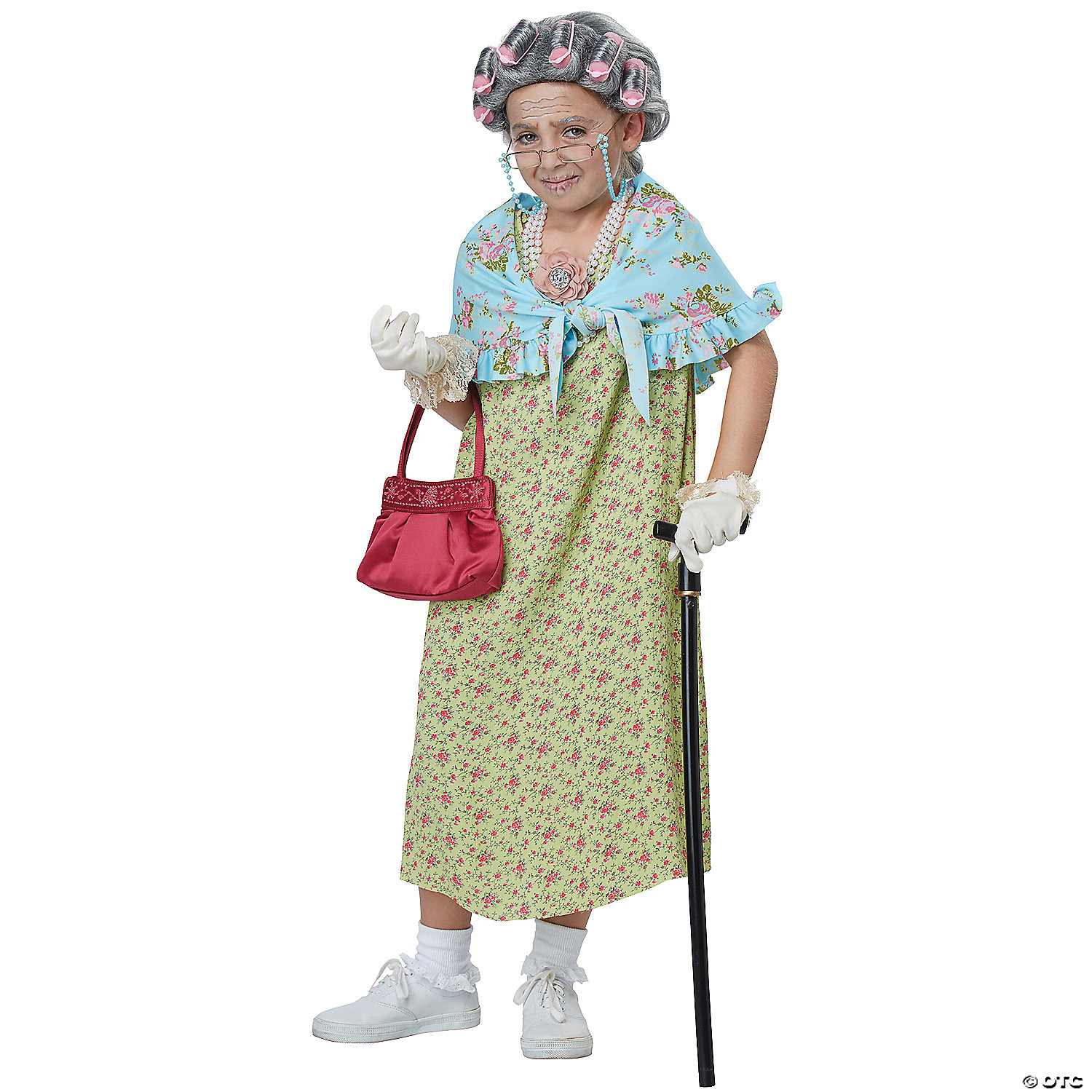 CHILD'S OLD LADY COSTUME KIT - HALLOWEEN