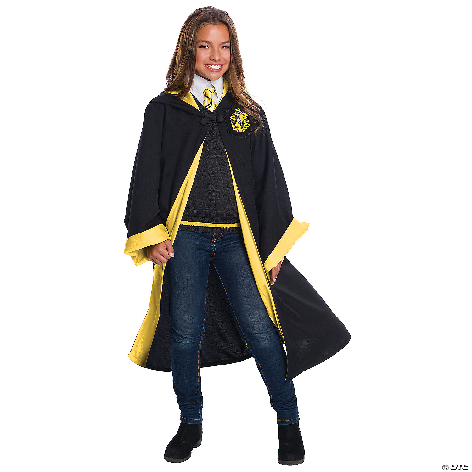 CHILD'S DELUXE HUFFLEPUFF-LG - HALLOWEEN