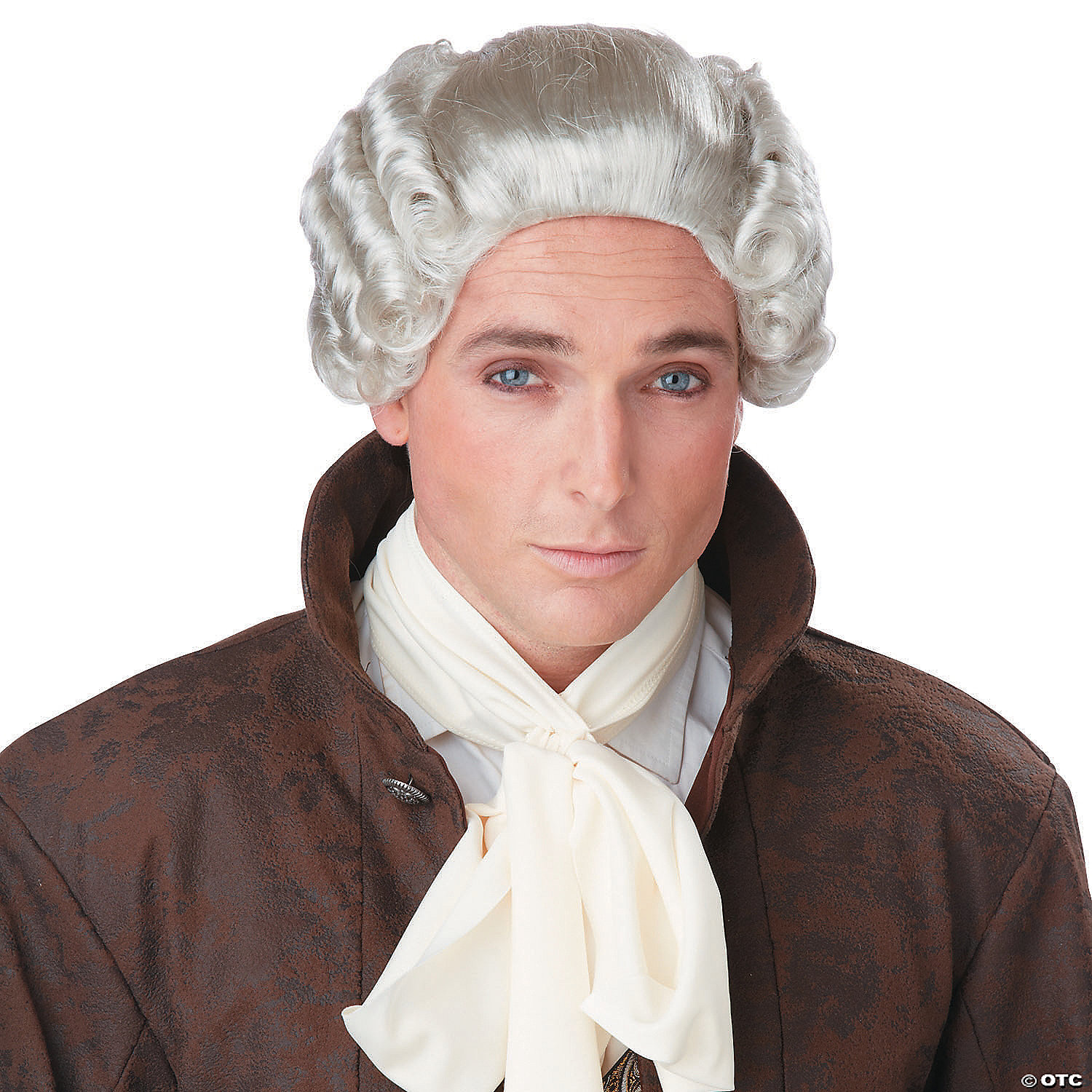 18TH CENTURY PERUKE GREY WIG - HALLOWEEN