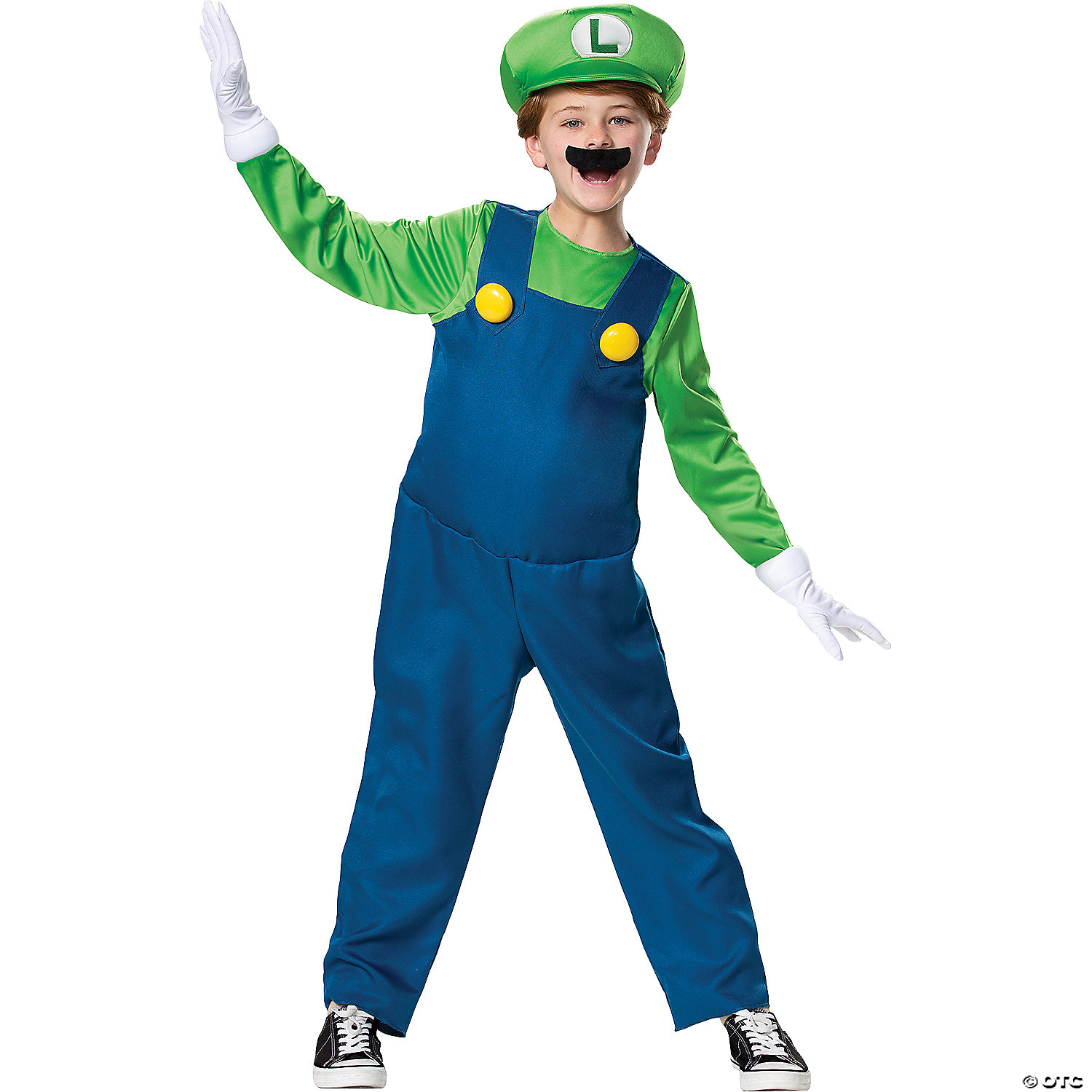 CHILD'S SUPER MARIO DELUXE LUIGI COSTUME - HALLOWEEN