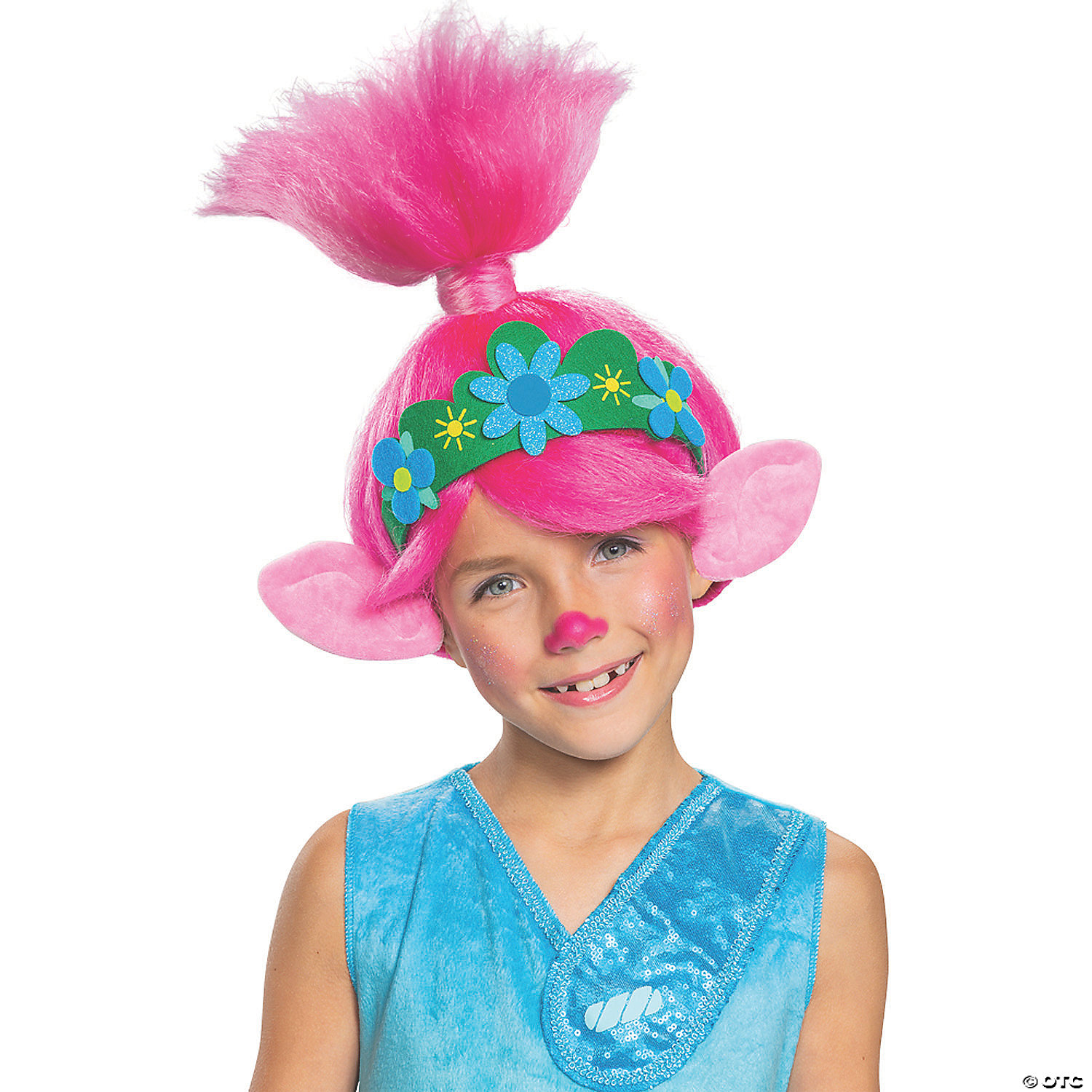 POPPY WIG-CHILD-TROLLS MOVIE 2 - HALLOWEEN