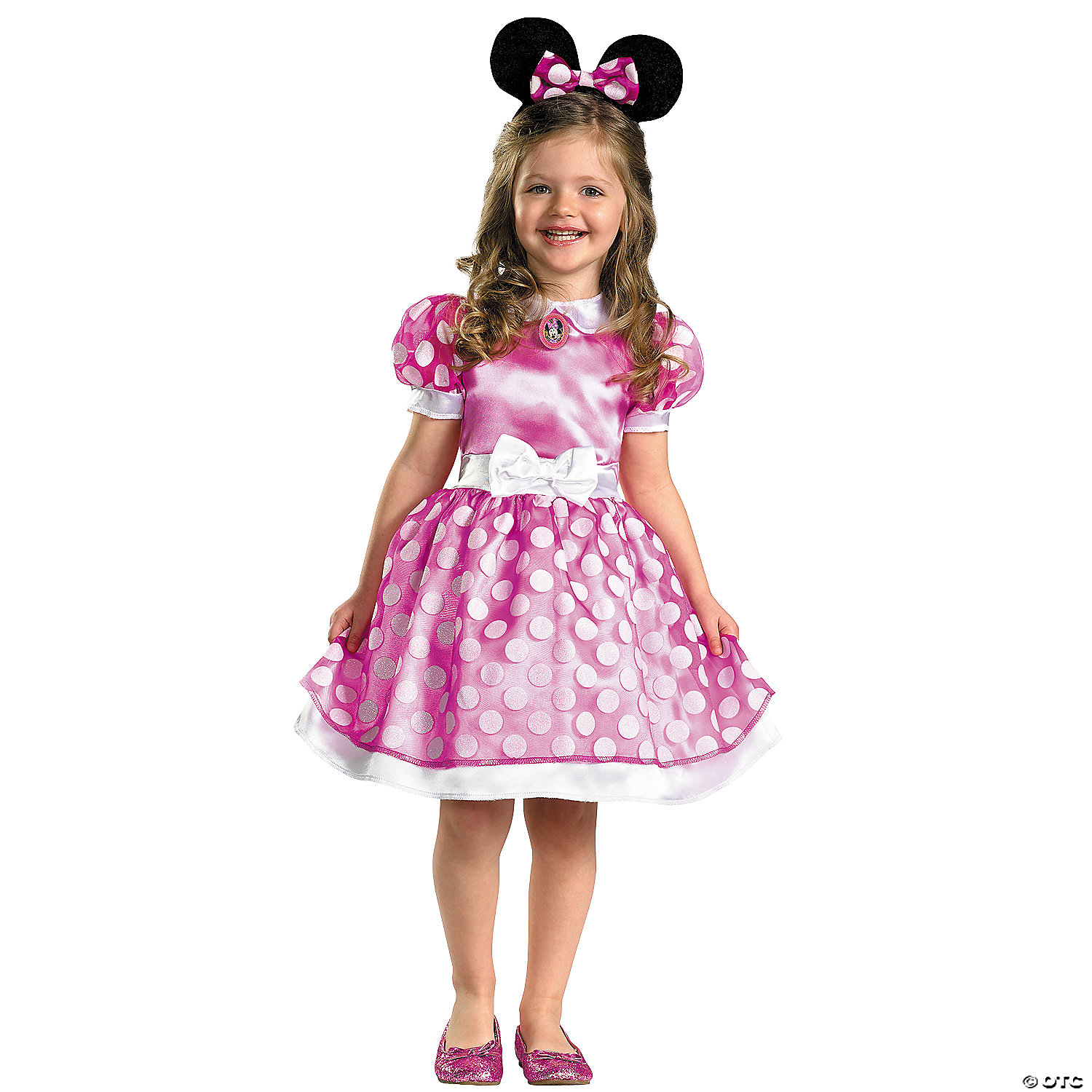 GIRL'S PINK MINNIE MOUSE-MD - HALLOWEEN