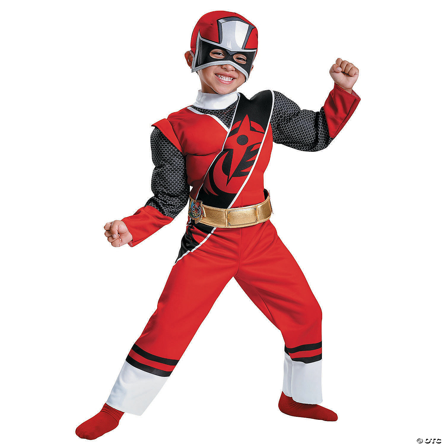 RED RANGER N STEEL TOD 3T-4T - HALLOWEEN