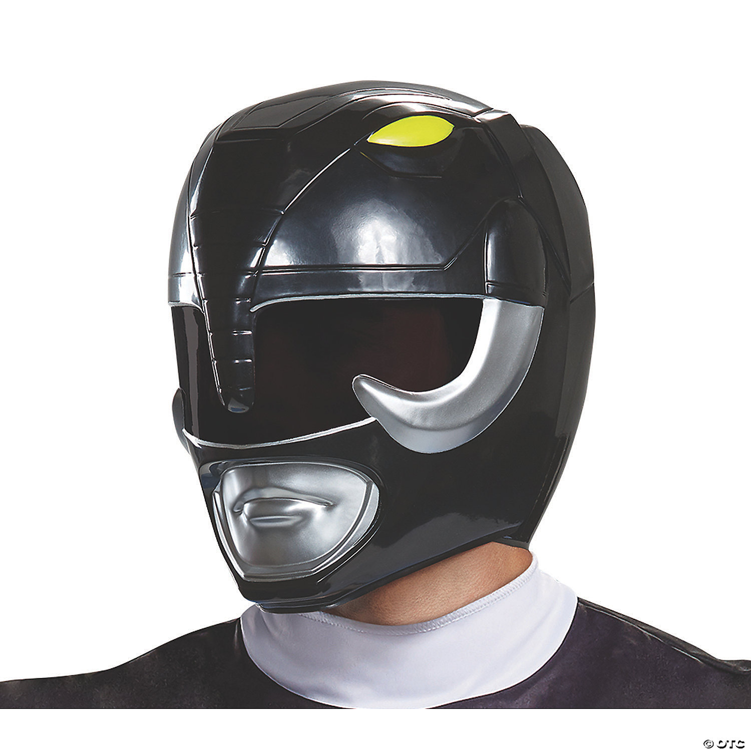 BLK RANGER HELMET AD MIGHTY MORPHN - HALLOWEEN