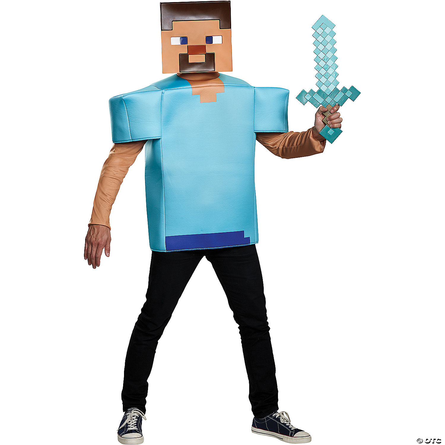 ADULT MINECRAFT STEVE COSTUME - HALLOWEEN