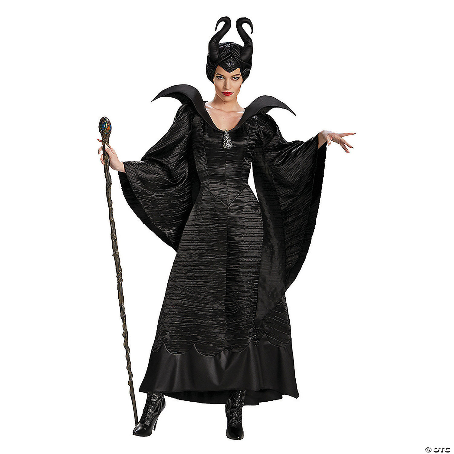 WOMEN'S MALEFICENT ADLT 12-14 LG - HALLOWEEN