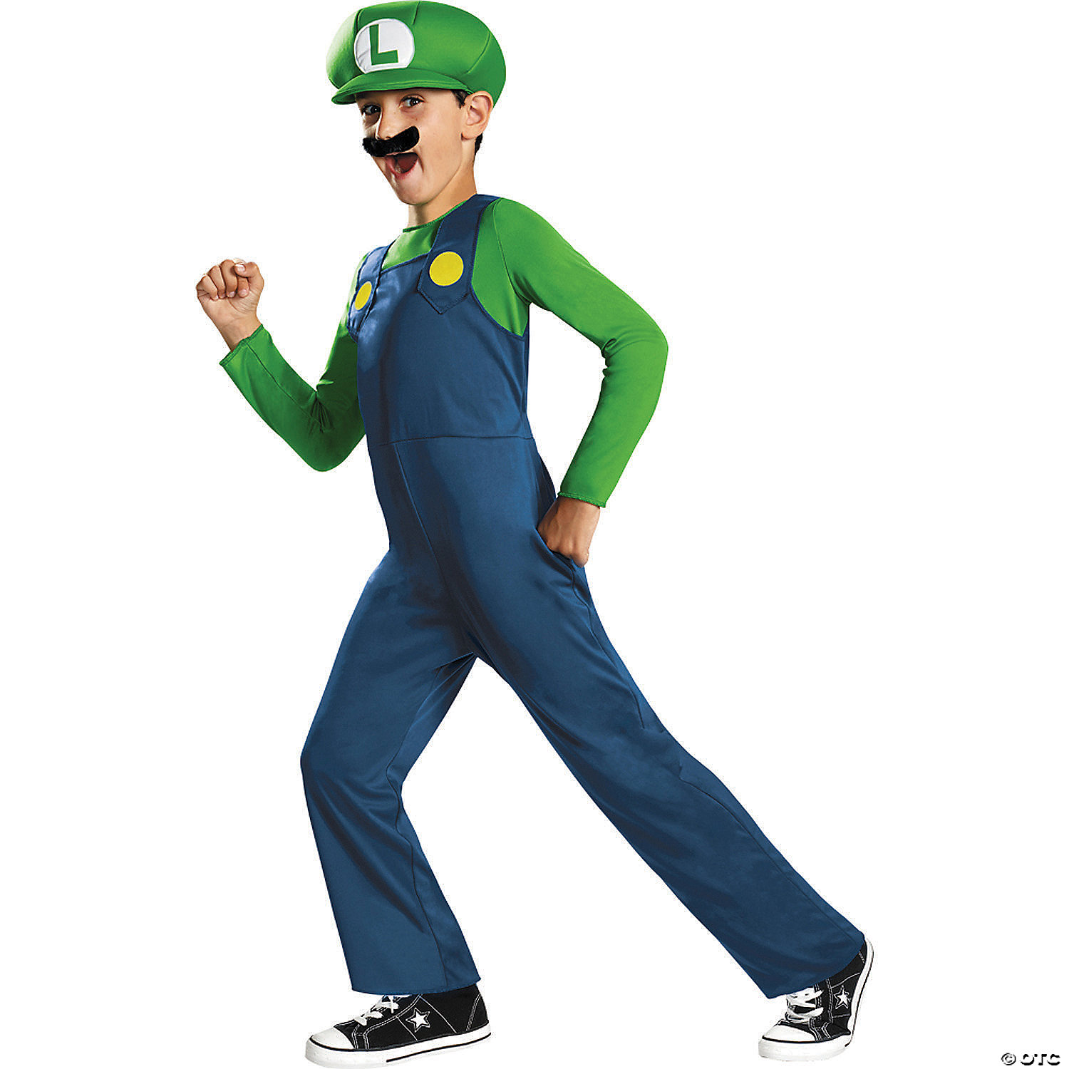 BOY'S LUIGI CLASSIC COSTUME 3T-4T - HALLOWEEN