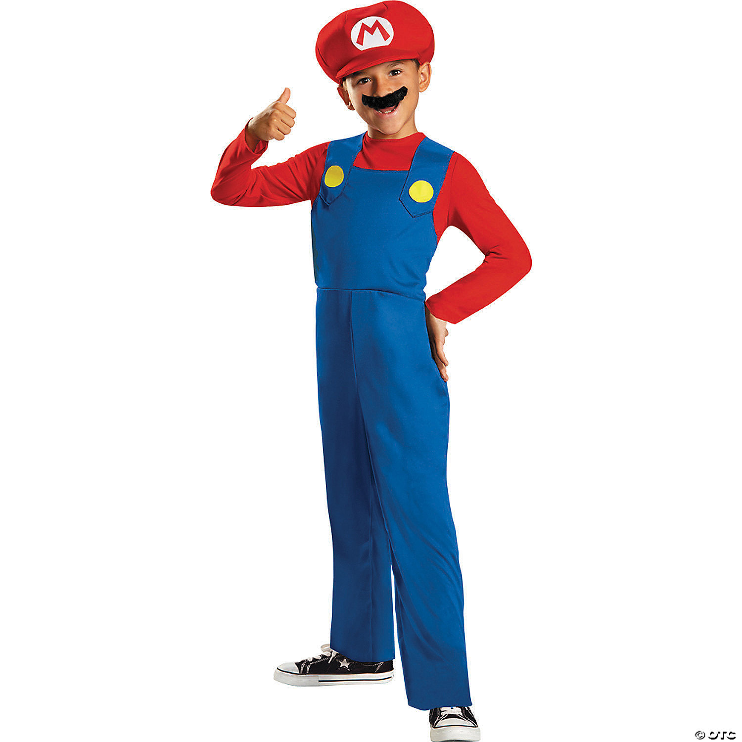 BOY'S MARIO CLASSIC COSTUME 3T-4T - HALLOWEEN