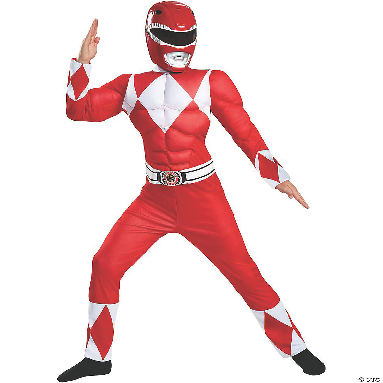 RED RANGER CLASSIC MUSCL 10-12 - HALLOWEEN