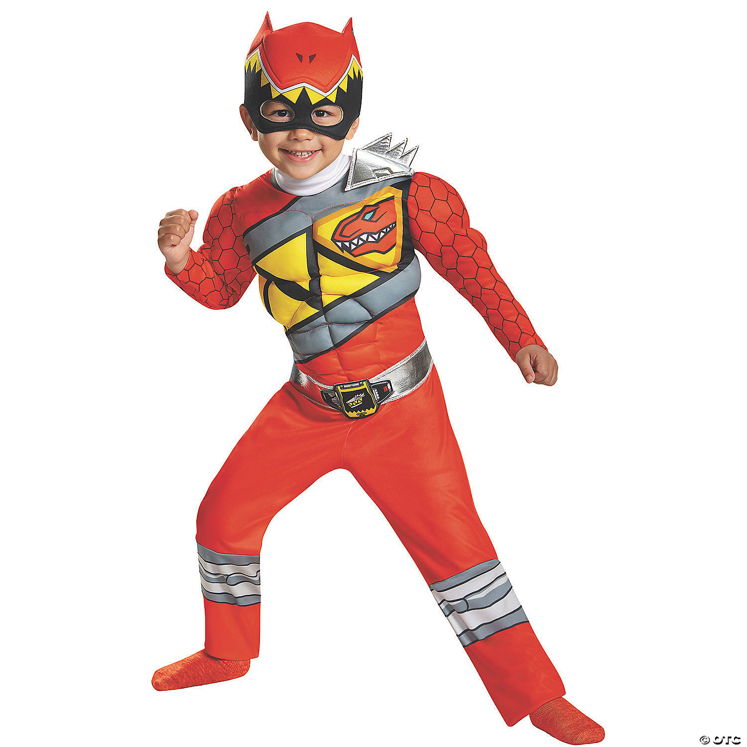 RED RANGER DINO MUSCLE  4-6 - HALLOWEEN