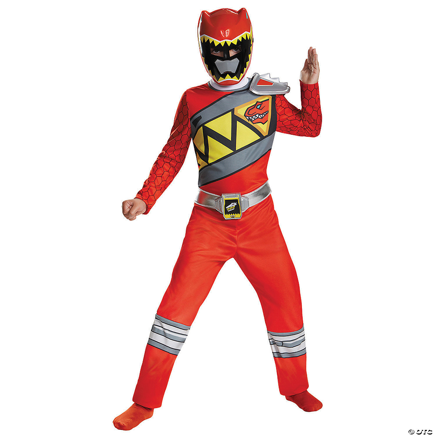 RED RANGER DINO CLASSIC 7-8 - HALLOWEEN