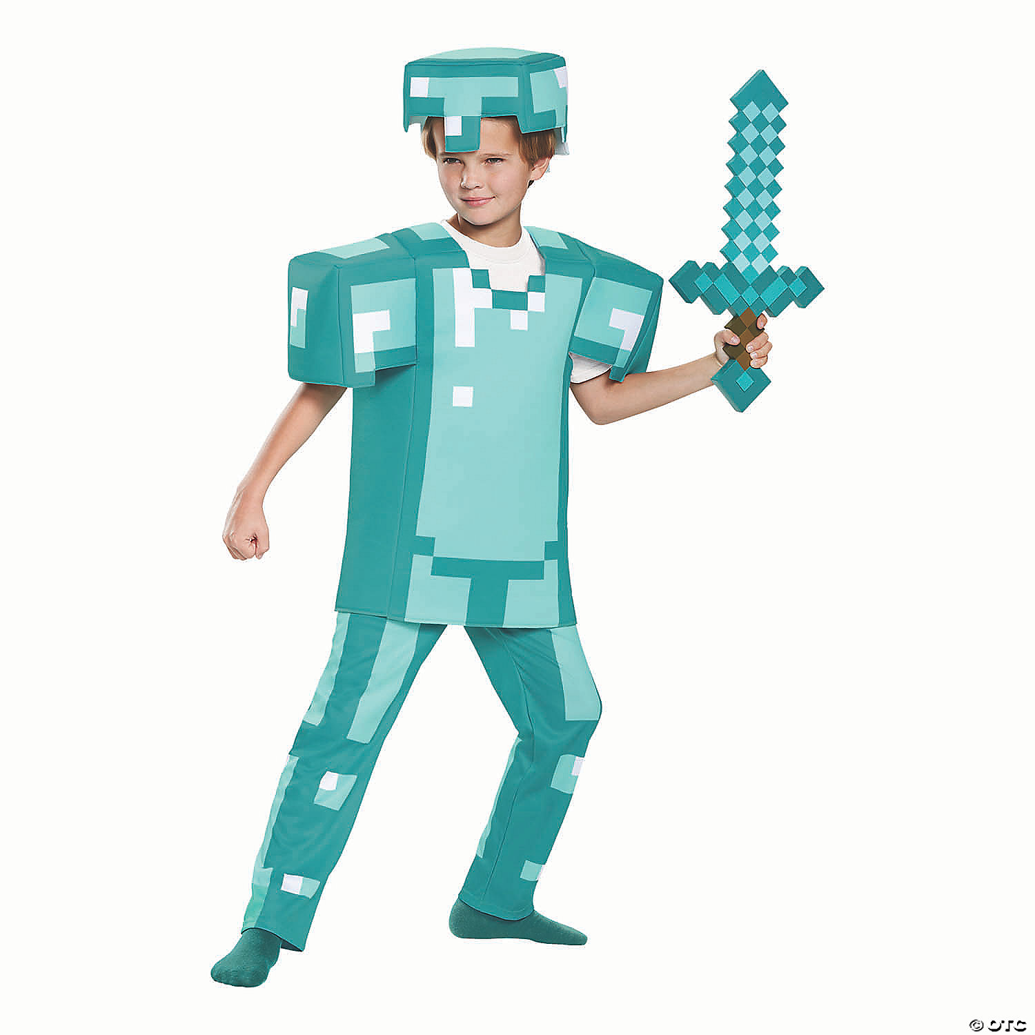 MINECRAFT ARMOR DLX CH CSTM 10-12 - HALLOWEEN