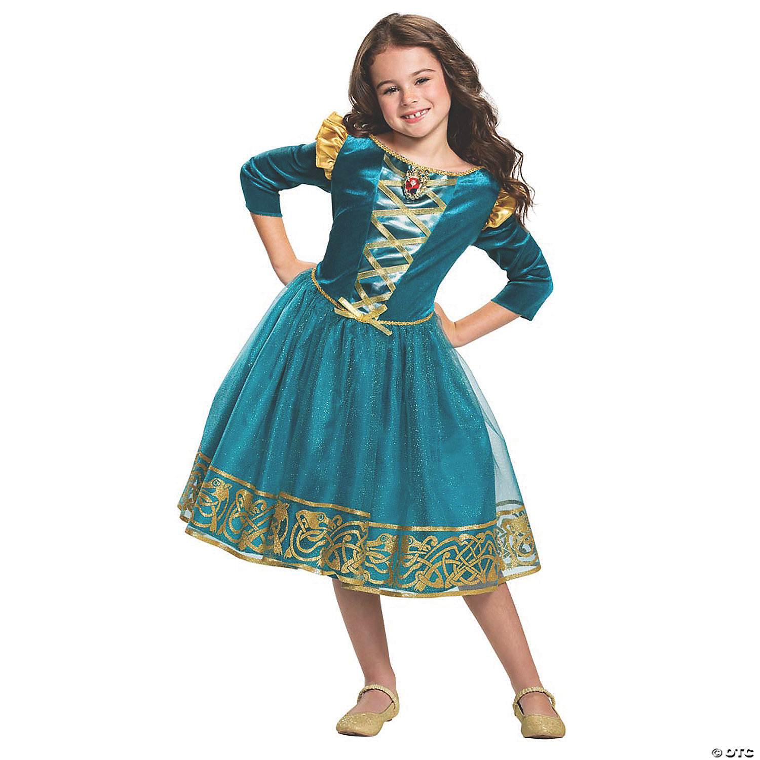 GIRL'S MERIDA CLASSIC COSTUME 7-8 - HALLOWEEN