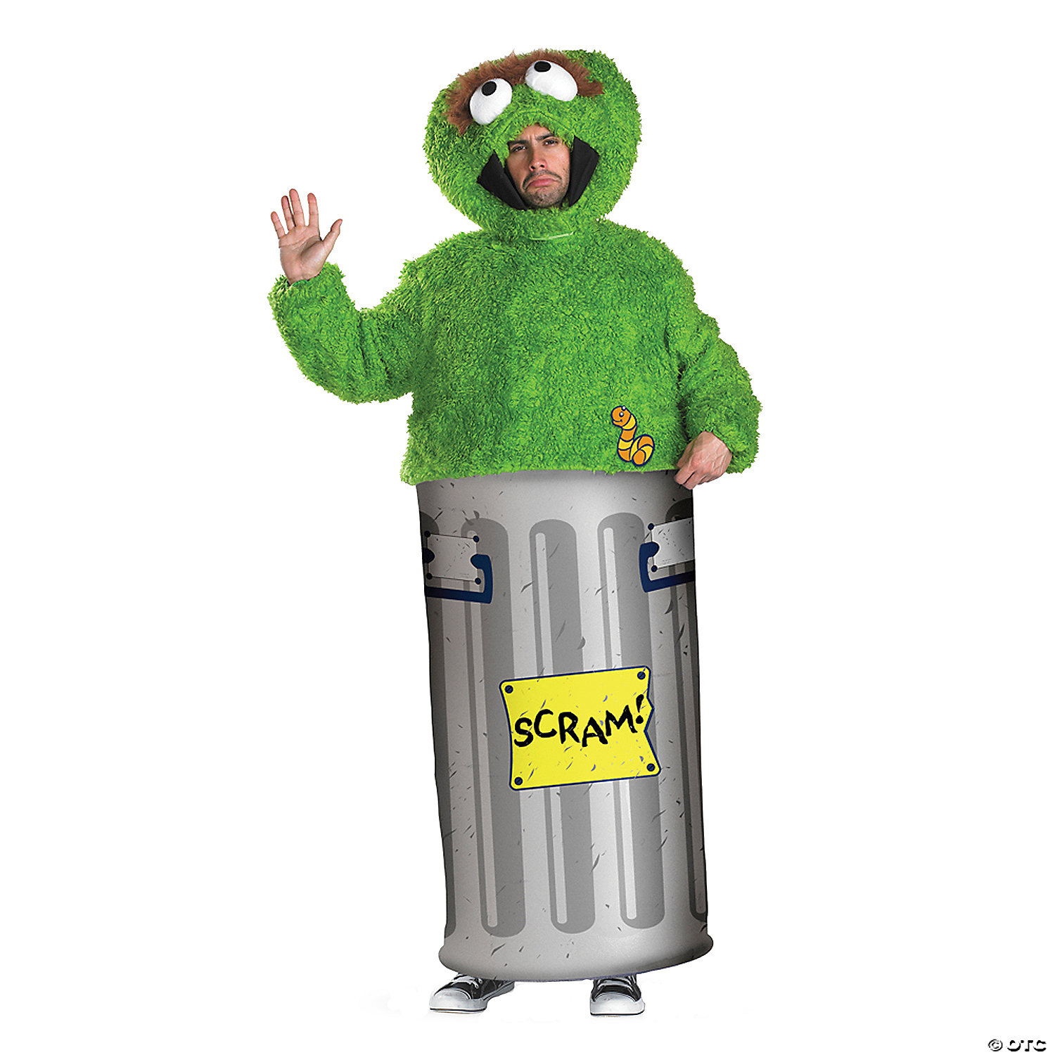 MEN'S OSCAR THE GROUCH COSTUME - HALLOWEEN