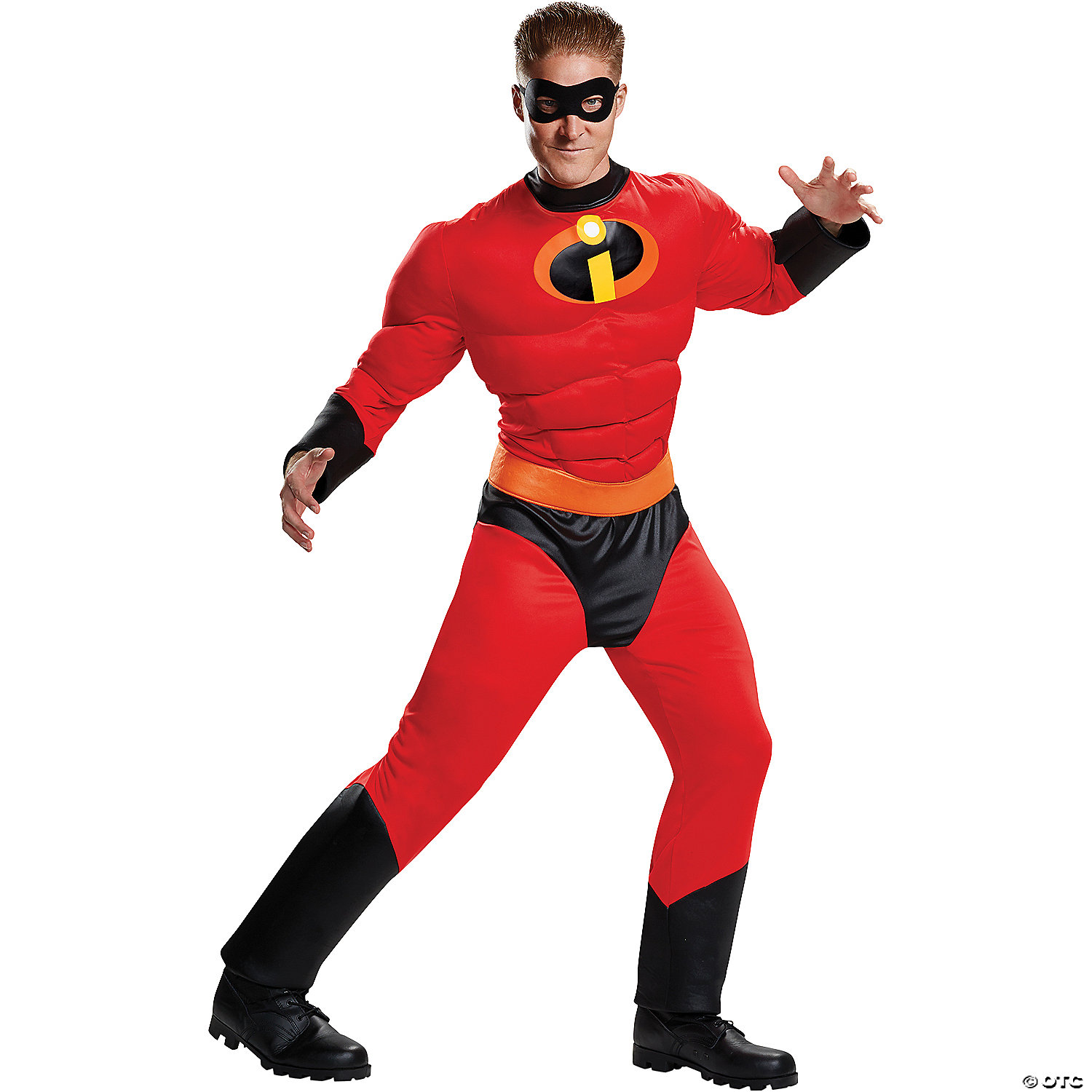 MEN'S MR. INCREDIBLE COSTUME 2XL - HALLOWEEN