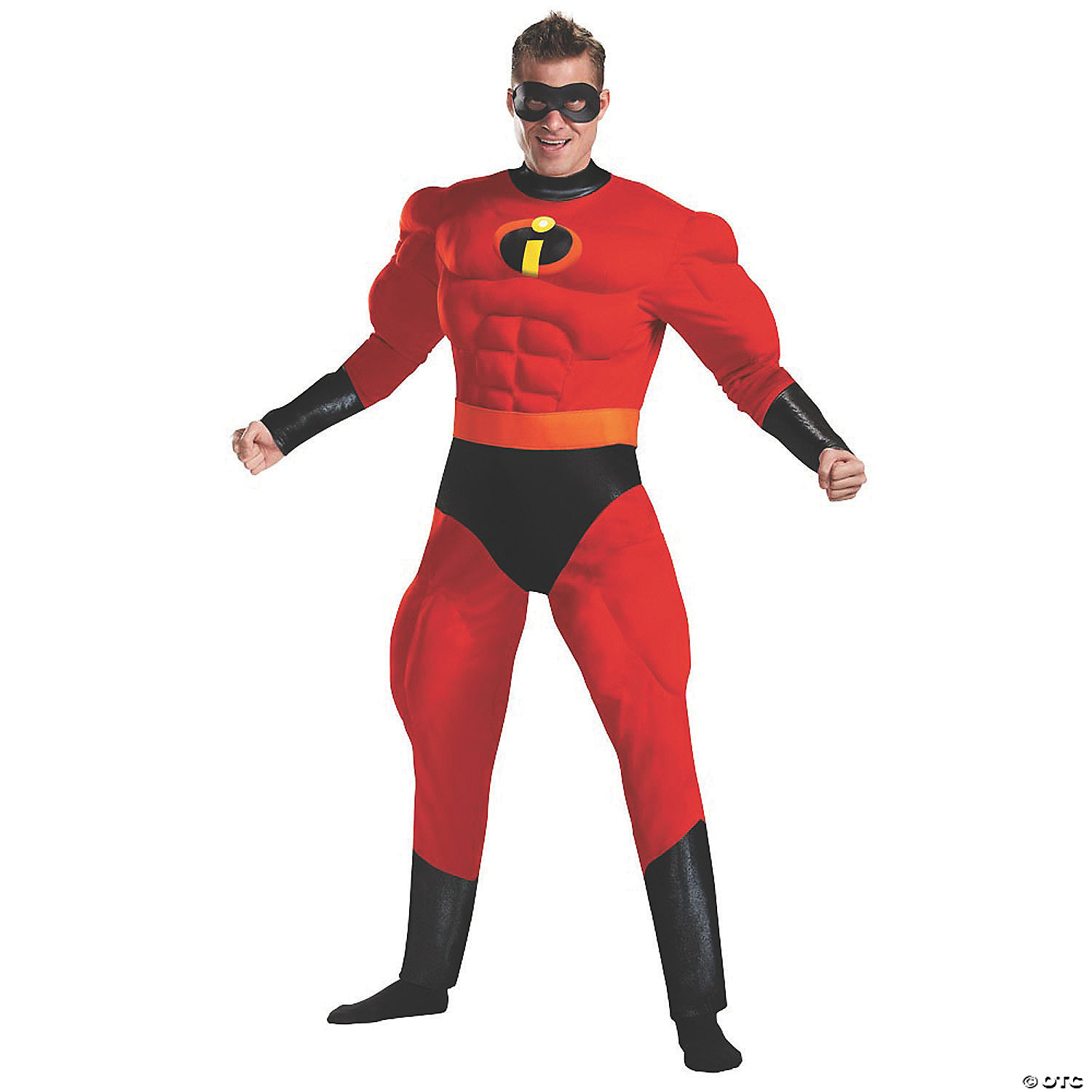 MEN'S MR. INCREDIBLE COSTUME XL - HALLOWEEN