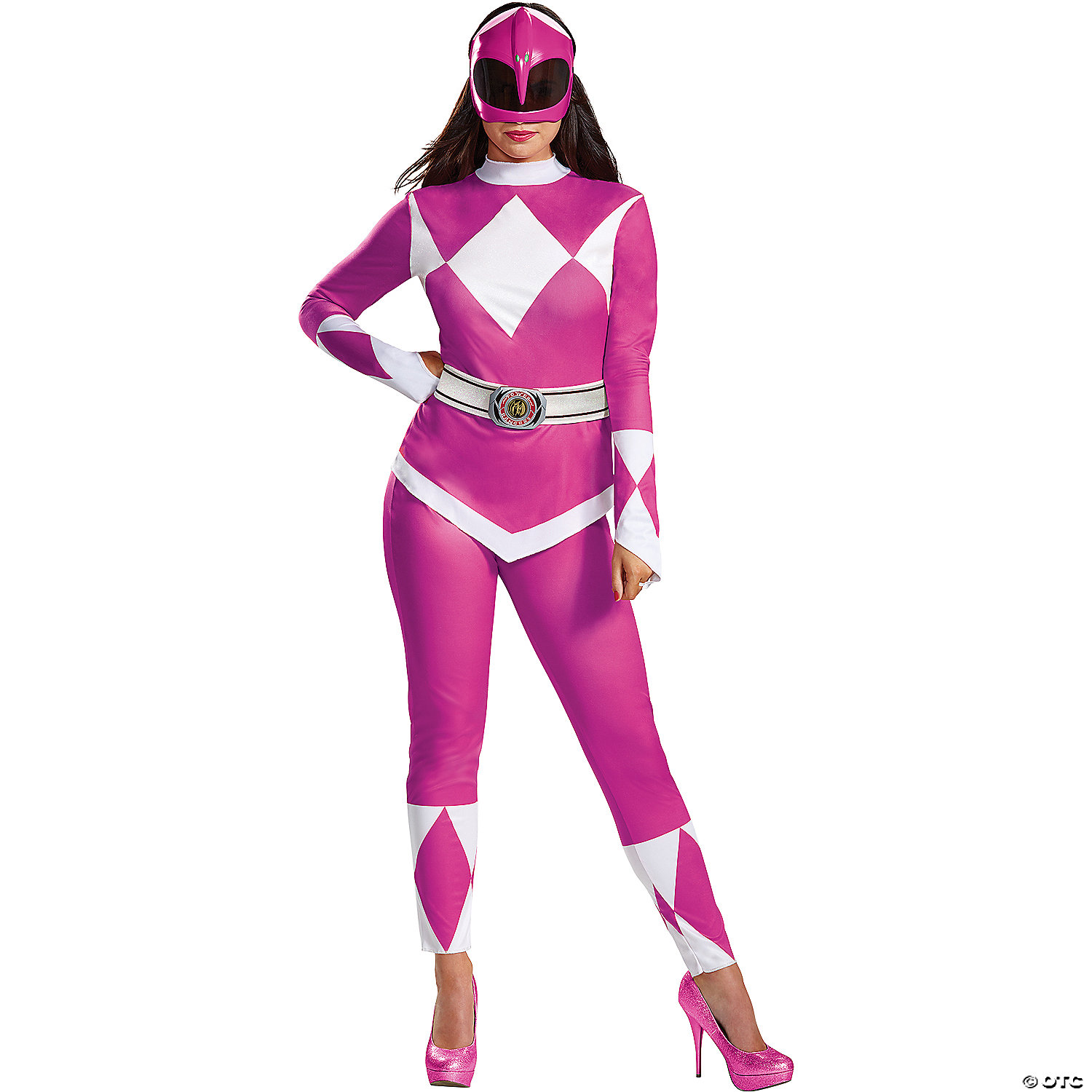 WOMEN'S PINK RANGER DELUXE COSTUME - HALLOWEEN